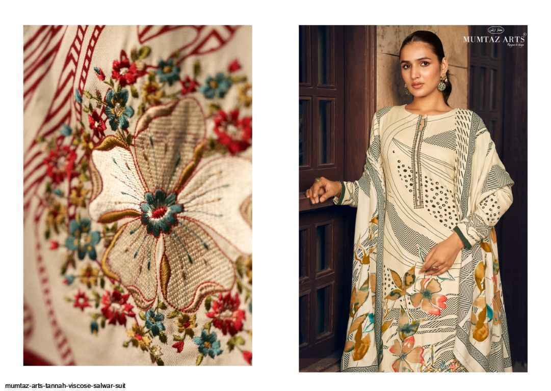 Mumtaz Arts Tannah Viscouse Pashmina Dress Material Wholesale Price ( 4 Pcs Catalog )