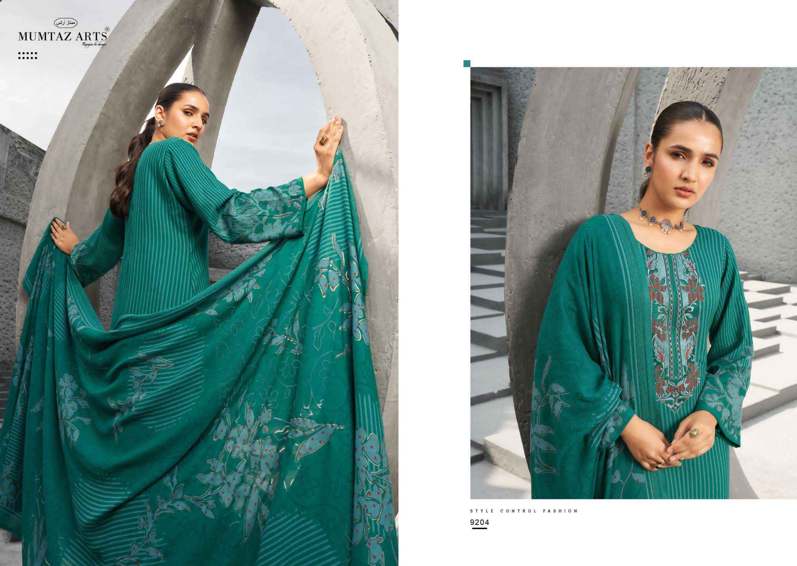 Mumtaz Arts Zohra Pashmina Kashmiri Salwar Kameez ( 4 Pcs Catalog )