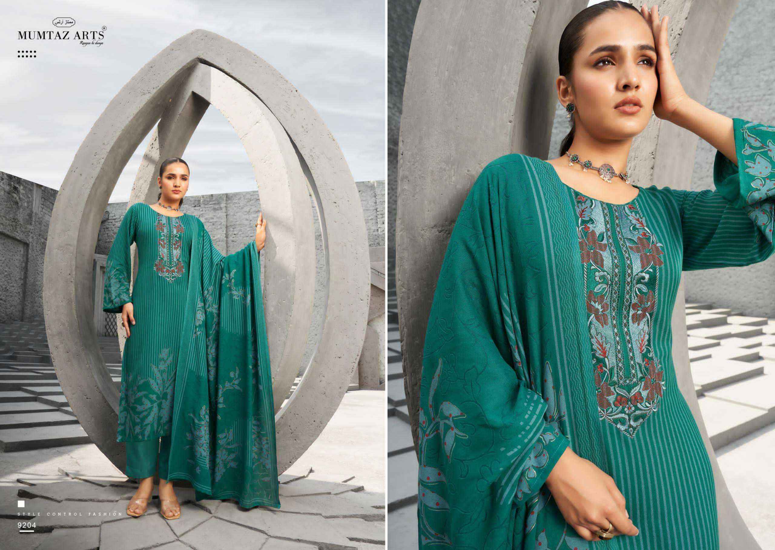 Mumtaz Arts Zohra Pashmina Kashmiri Salwar Kameez ( 4 Pcs Catalog )