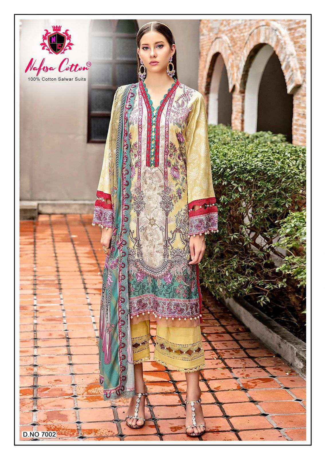 Nafisa Cotton Andaaz Karachi Suits Vol 7 Cotton Dress Material Wholesale Price ( 6 Pcs Catalog )