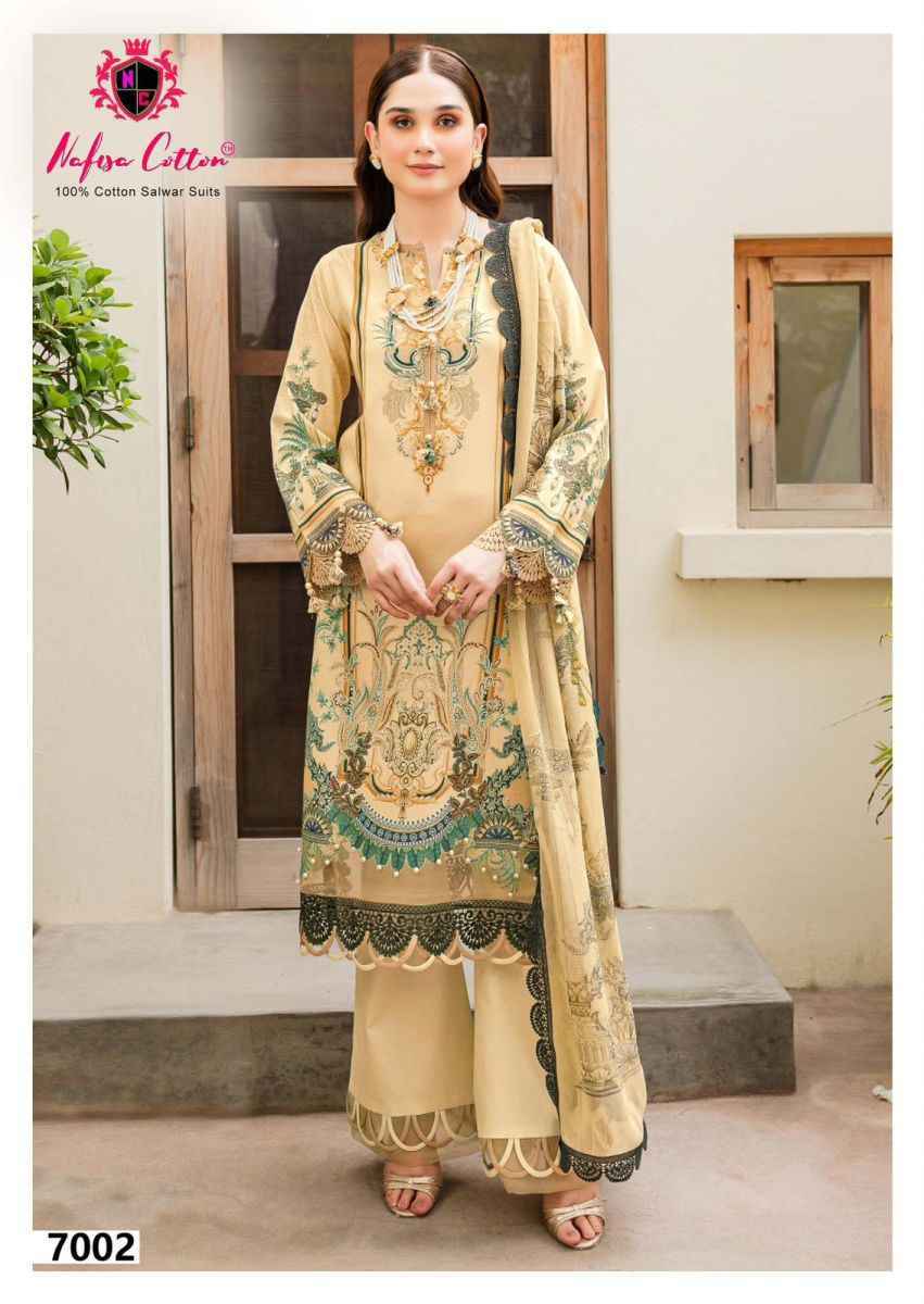 Nafisa Cotton Esra Karachi Vol 7 Cotton Dress Material Wholesale Price ( 6 Pcs Catalog )