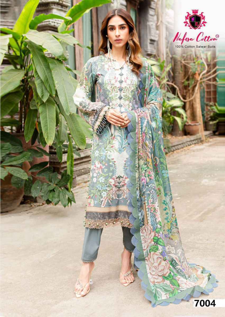 Nafisa Cotton Esra Karachi Vol 7 Cotton Dress Material Wholesale Price ( 6 Pcs Catalog )