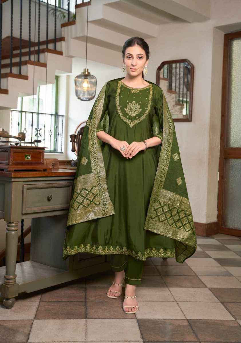 Ossm Sargam Roman Silk Kurti Combo Dress Material Wholesale Price ( 6 Pcs Catalog )