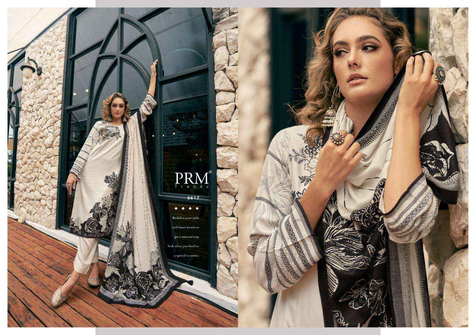 Prm Trendz Antara Digital Print Fancy Pashmina Suit Supplier