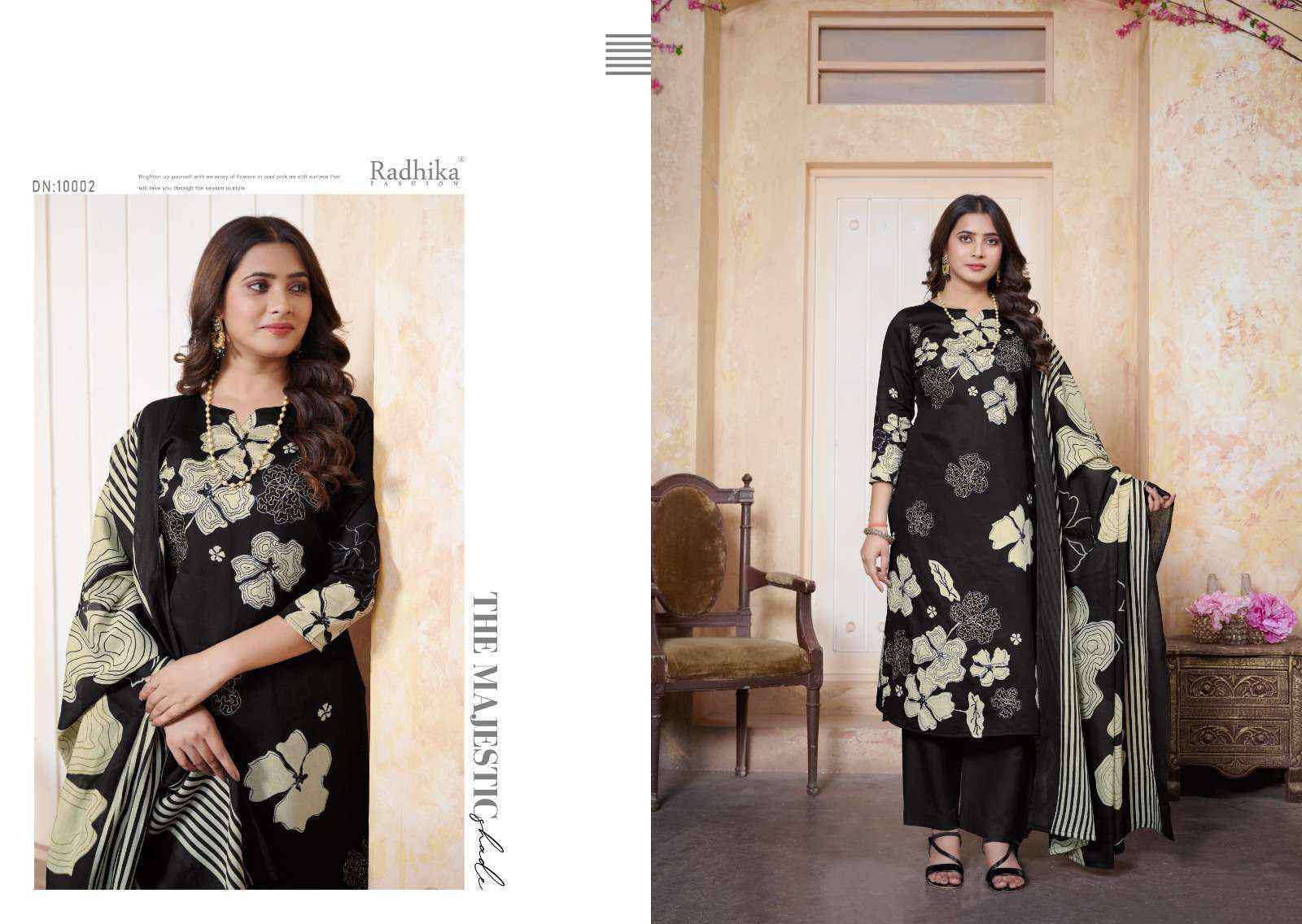 Radhika Fashion Azara Gulbagh Vol 4 Jam Cotton Dress Material Wholesale Price ( 4 Pcs Catalog )