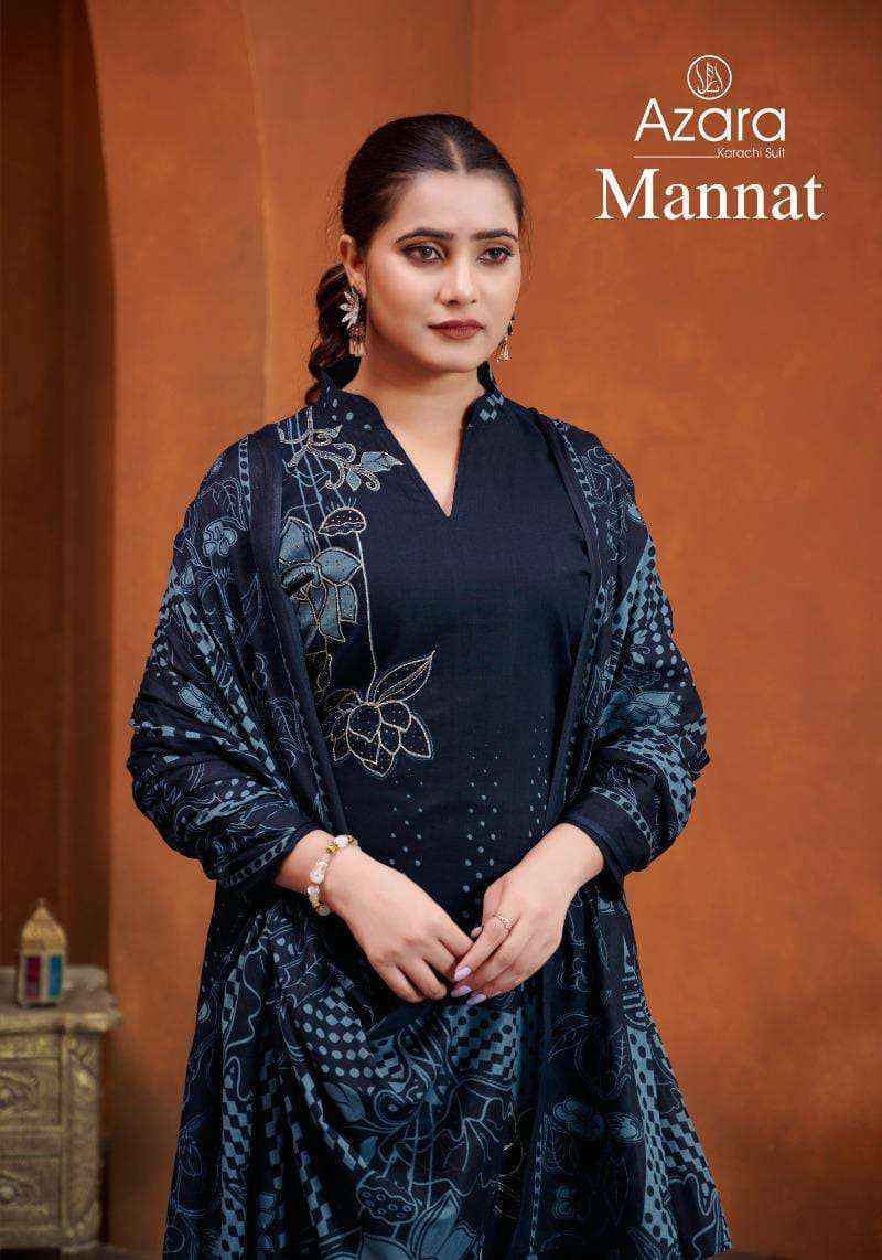 Radhika Fashion Azara Mannat Lawn Cotton Dress Material Wholesale Price ( 4 Pcs Catalog )