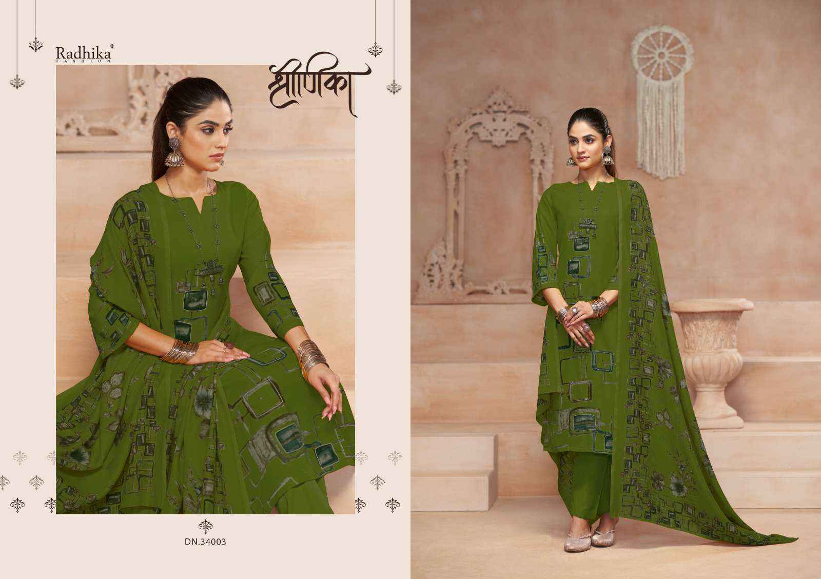 Radhika Fashion Azara Tarashah Viscouse Dress Material Wholesale Price ( 4 Pcs Catalog )