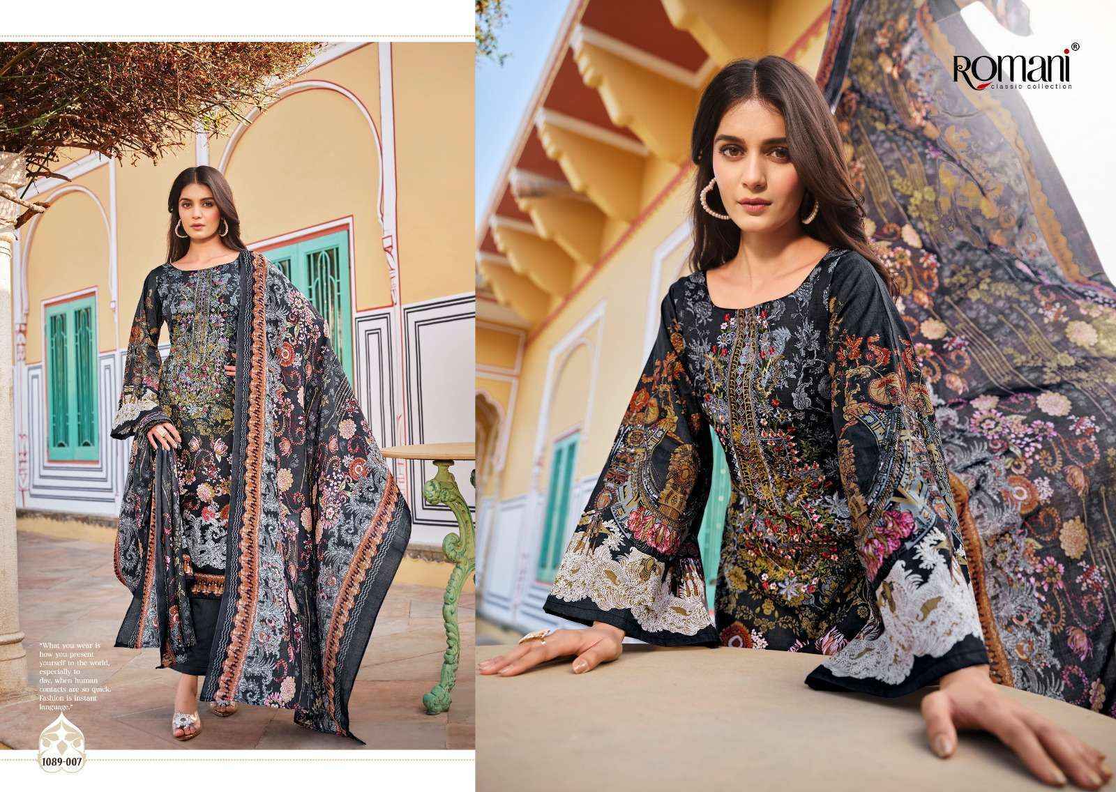 Romani Aarzu Vol 6 Cotton Dress Material wholesale price ( 8 pcs catalog )