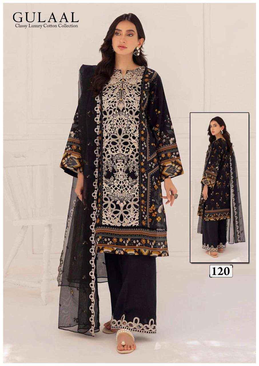 SANA MARYAM GULAAL CLASSY LUXURY COTTON COLLECTION VOL 12 COTTON SALWAR SUIT ( 10 PCS CATALOG )