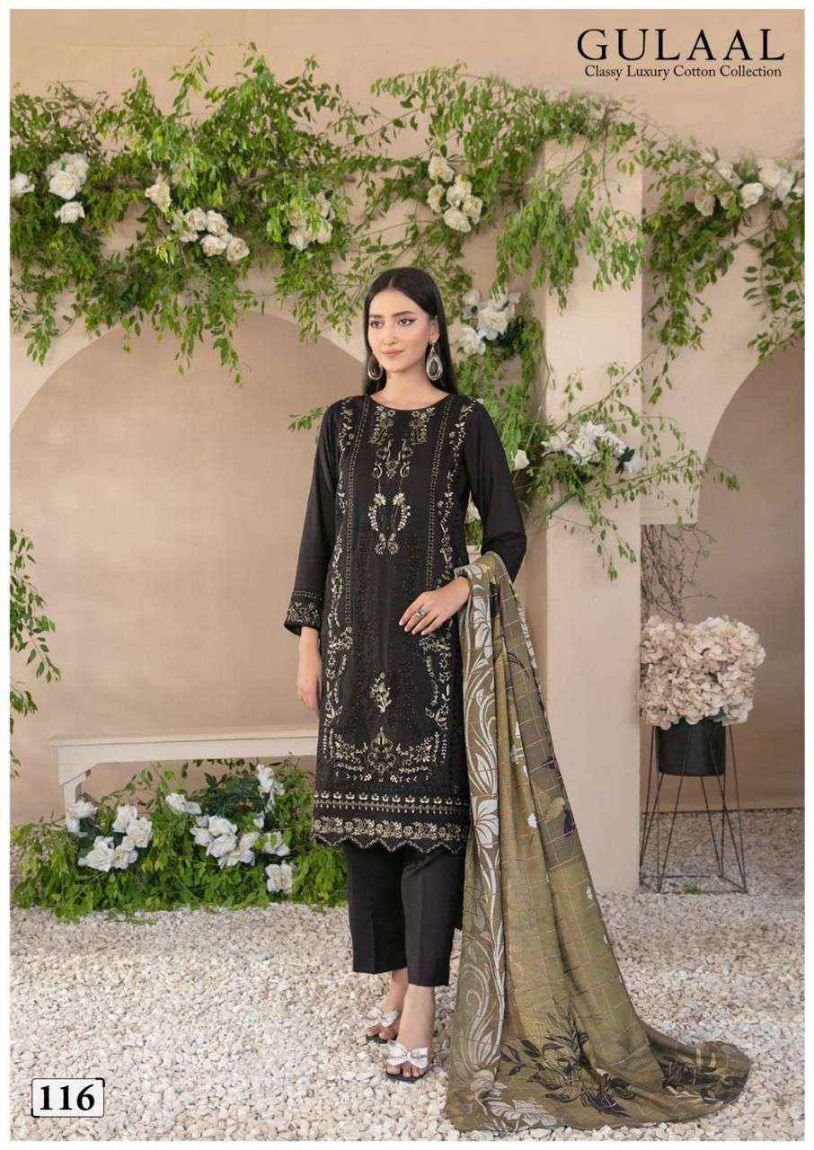 SANA MARYAM GULAAL CLASSY LUXURY COTTON COLLECTION VOL 12 COTTON SALWAR SUIT ( 10 PCS CATALOG )