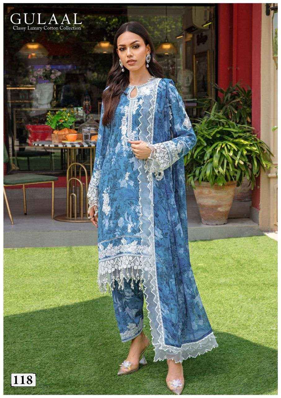 SANA MARYAM GULAAL CLASSY LUXURY COTTON COLLECTION VOL 12 COTTON SALWAR SUIT ( 10 PCS CATALOG )