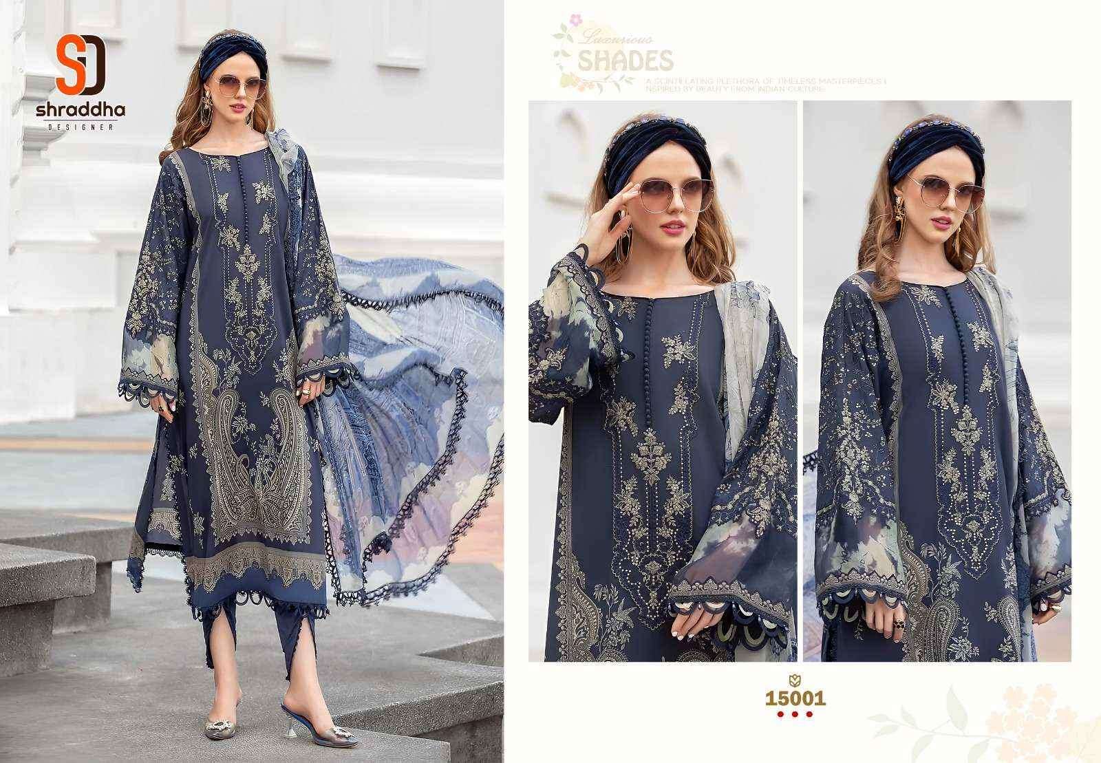 Sharaddha Designer M Print Vol 15 Lawn Cotton Dress Material Wholesale Price ( 6 Pcs Catalog )