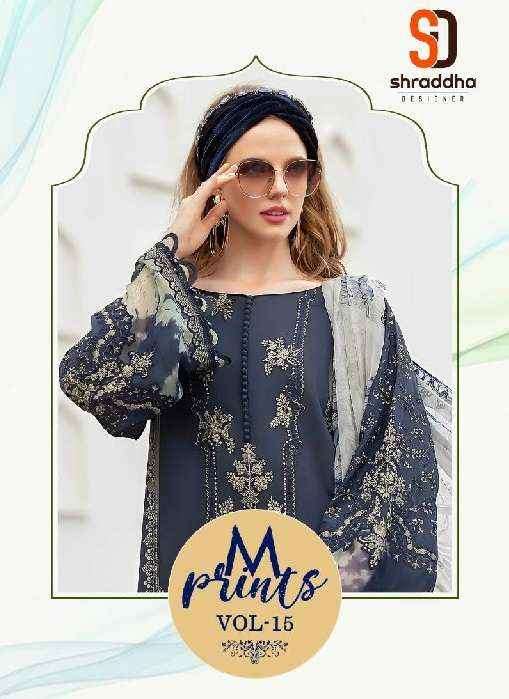 Sharaddha Designer M Print Vol 15 Lawn Cotton Dress Material Wholesale Price ( 6 Pcs Catalog )