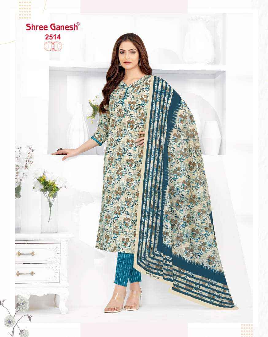 SHREE GANESH SAMAIYRA VOL 15 COTTON PRINTED SALWAR SUIT ( 18 PCS CATALOG )