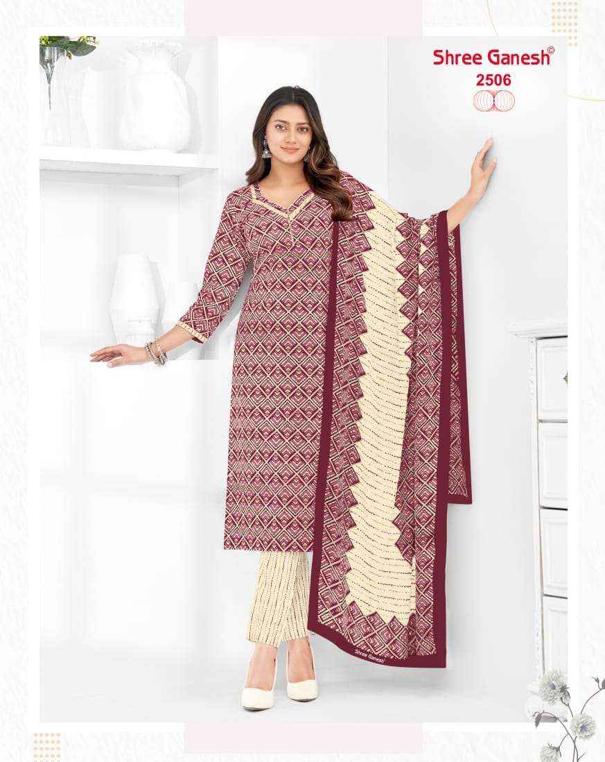 SHREE GANESH SAMAIYRA VOL 15 COTTON PRINTED SALWAR SUIT ( 18 PCS CATALOG )