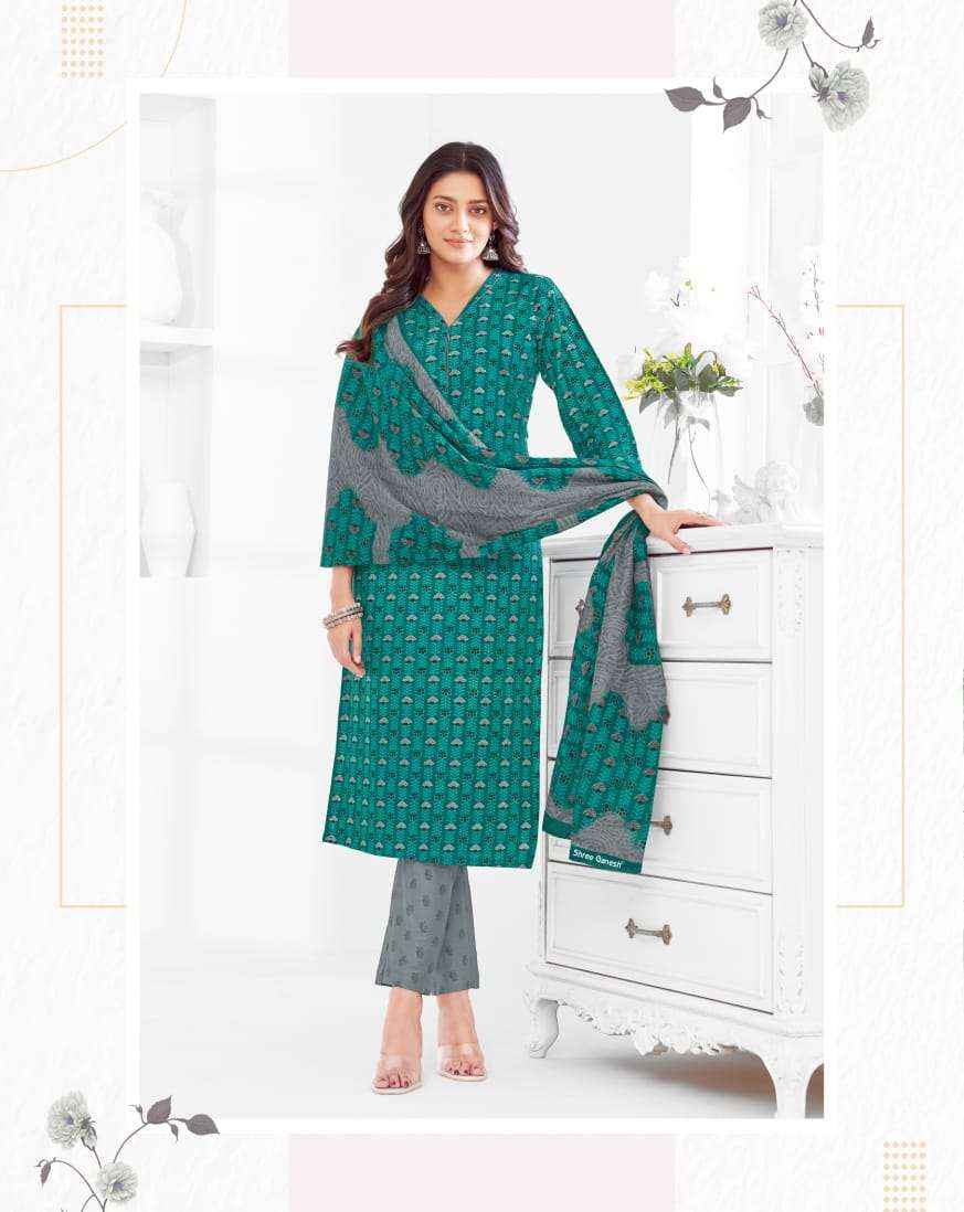 SHREE GANESH SAMAIYRA VOL 15 WHOLESALE COTTON PRINTED SALWAR SUIT ( 18 PCS CATALOG )