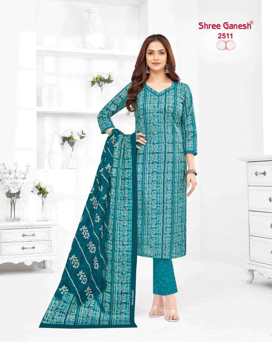 SHREE GANESH SAMAIYRA VOL 15 WHOLESALE COTTON PRINTED SALWAR SUIT ( 18 PCS CATALOG )