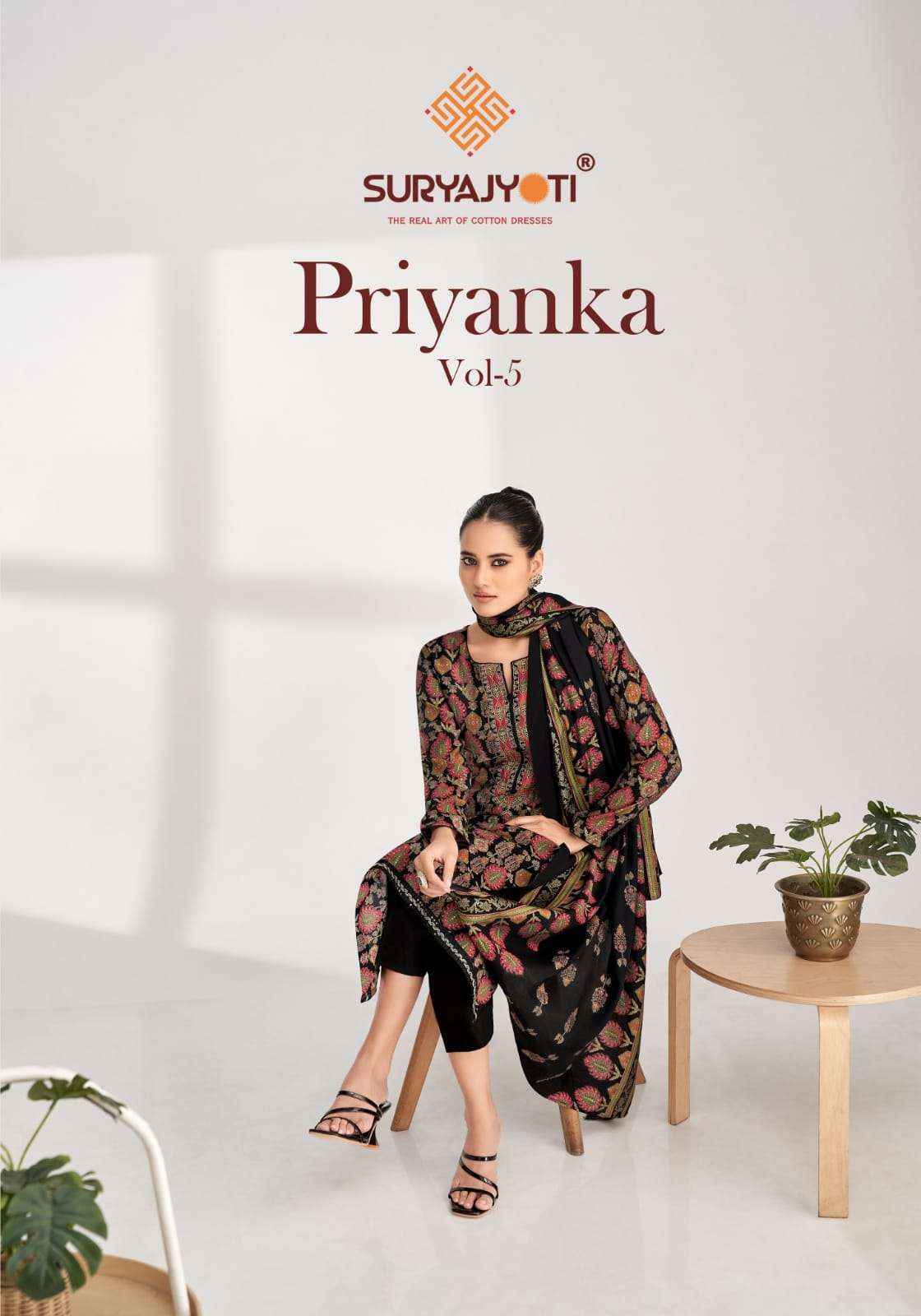 Suryajyoti Priyanka Vol 2 Modal Dress Material wholesale price ( 6 pcs catalog )