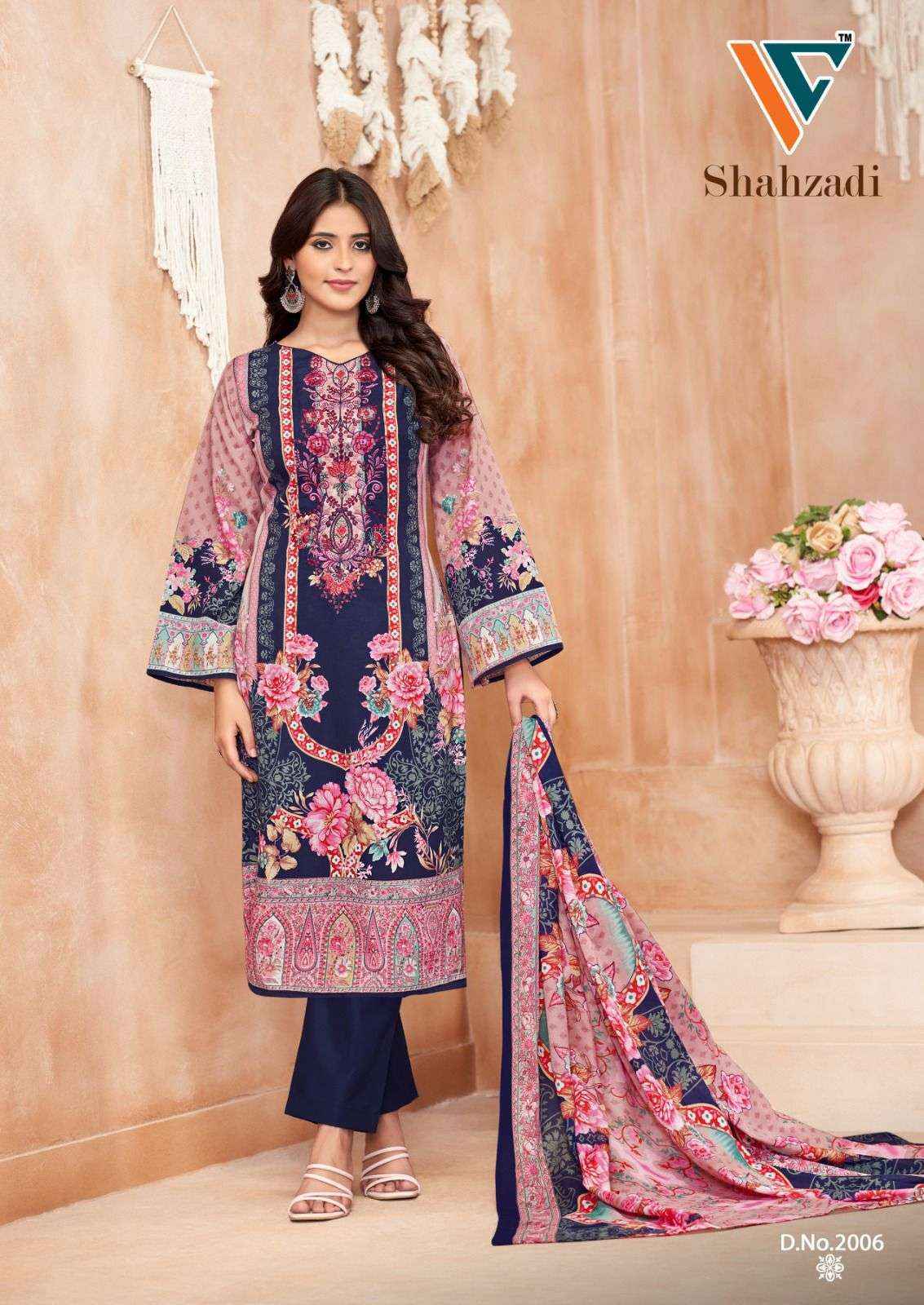 Vandana Creation Shahzadi Vol 2 Cotton Dress Material wholesale price ( 8 pcs catalog )