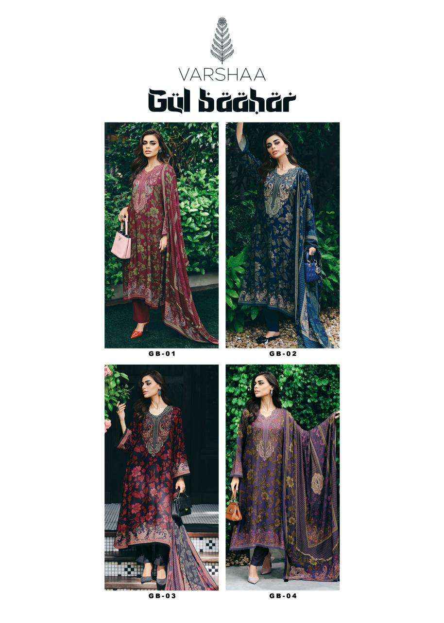 Varsha Gul Baahar Exclusive Pashmina Ladies Suit Catalog Dealer