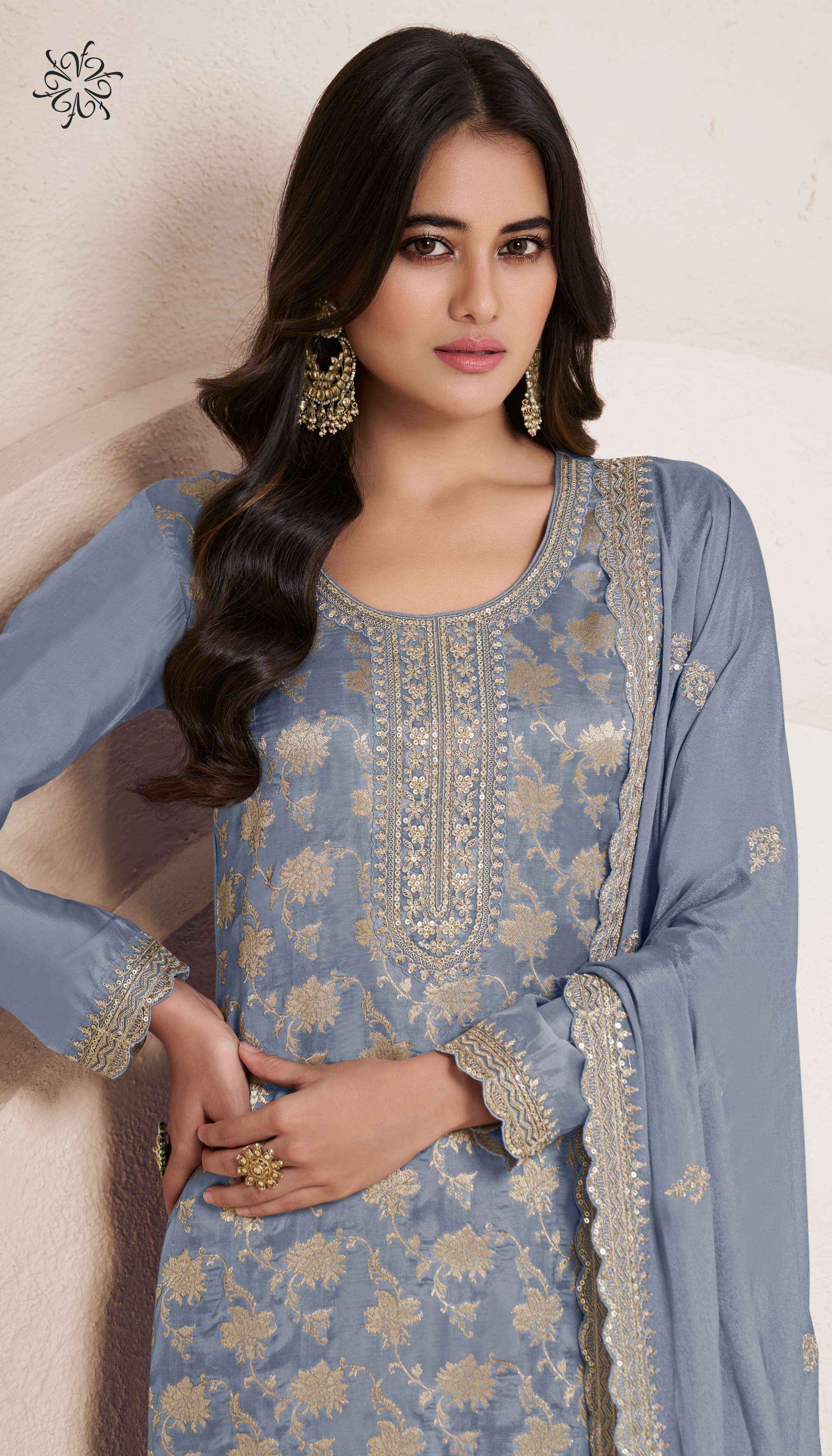 Vinay Fashion Kuleesh Silky Vol 4 Silk Jacquard Dress Material Wholesale Price ( 4 Pcs Catalog ) 