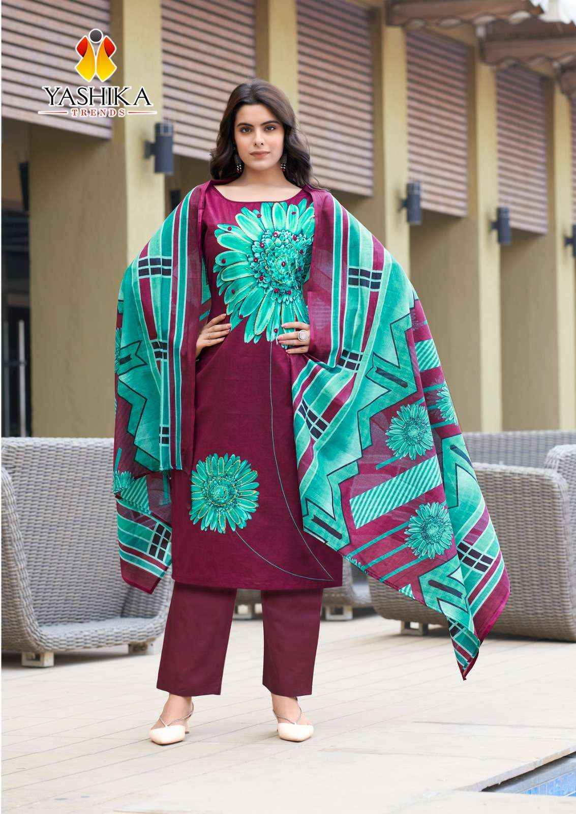 Yashika trends dua vol 2 digital prints Salwar Kameez ( 8 Pcs Catalog )