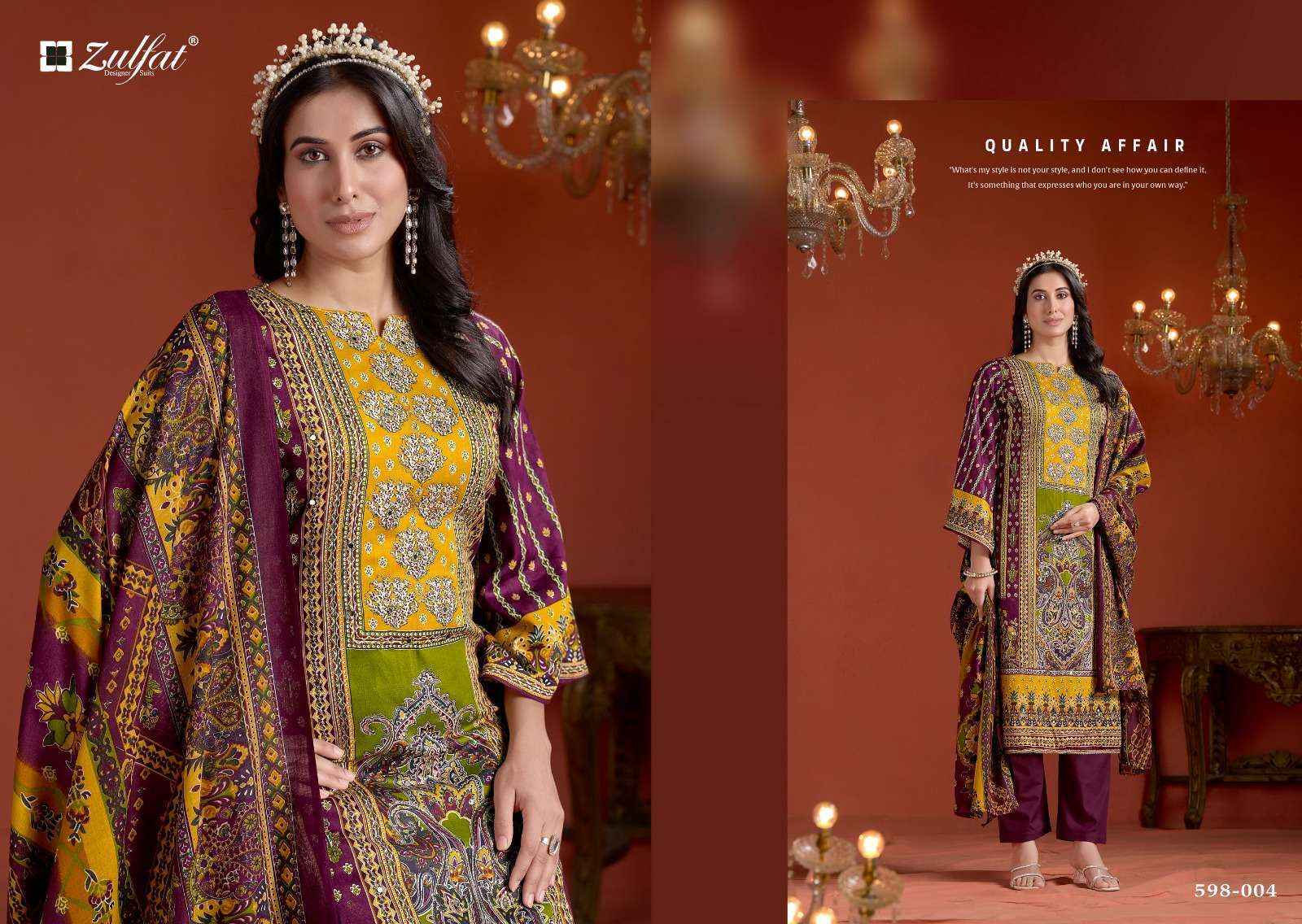 Zulfat Designer Sajni Vol 2 Jam Cotton Dress Materaial wholesale price (6 pcs catalog )