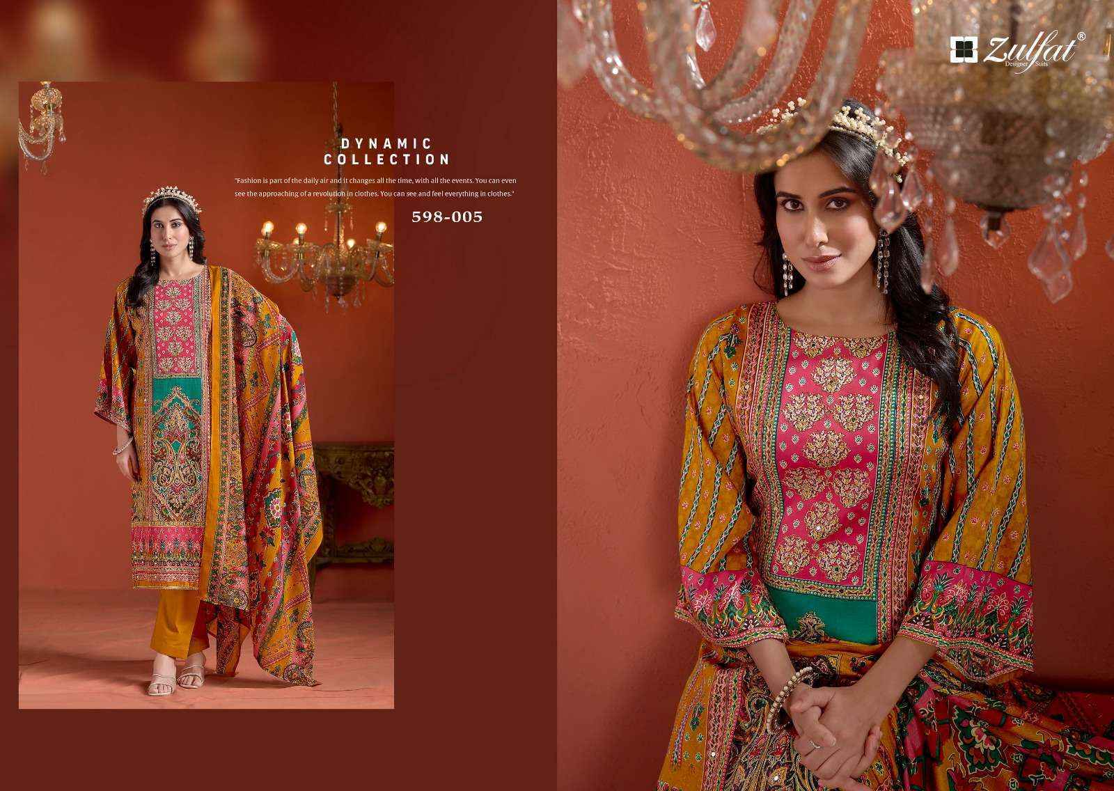 Zulfat Designer Sajni Vol 2 Jam Cotton Dress Materaial wholesale price (6 pcs catalog )