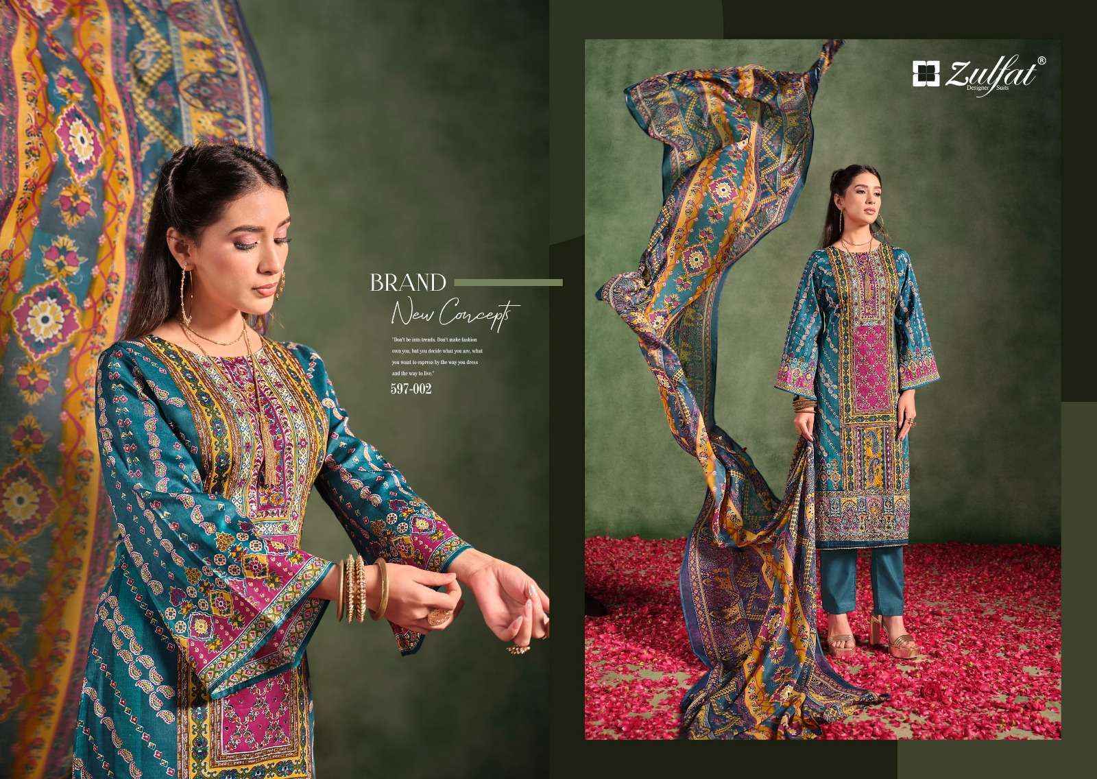 Zulfat Raabta Vol 2 Jam Cotton Dress Material wholesale price ( 6 pcs catalog )