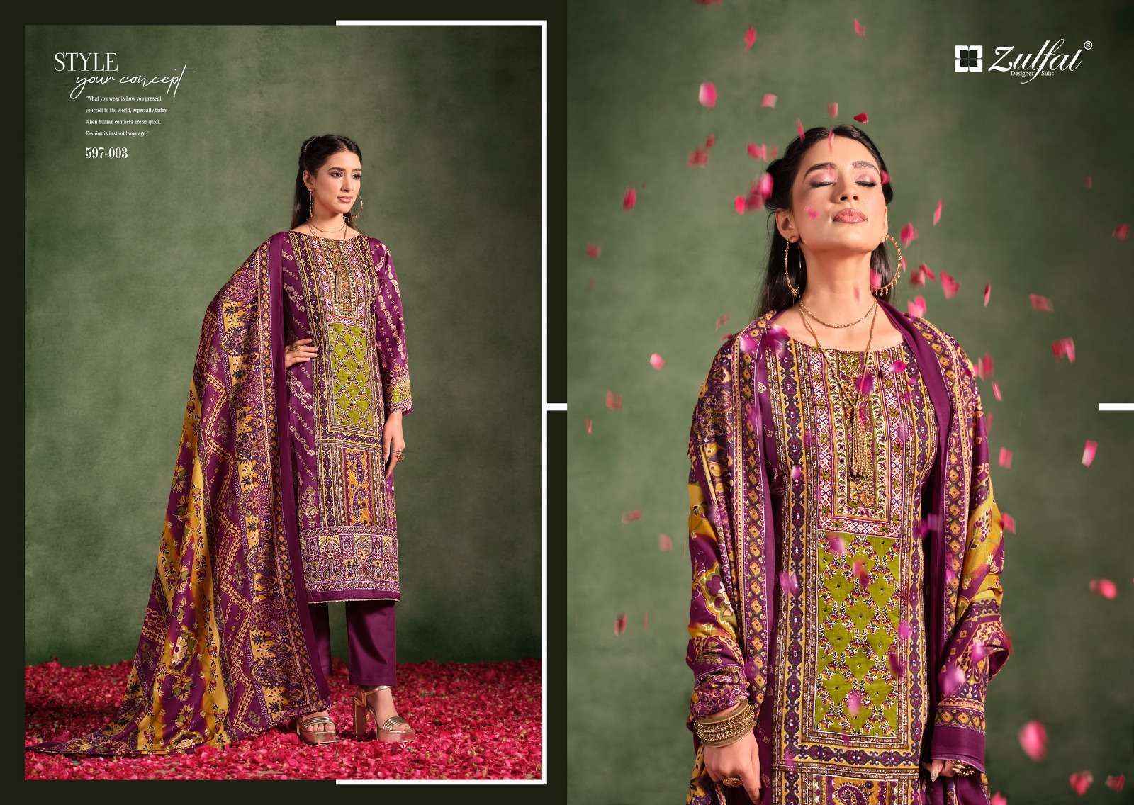 Zulfat Raabta Vol 2 Jam Cotton Dress Material wholesale price ( 6 pcs catalog )