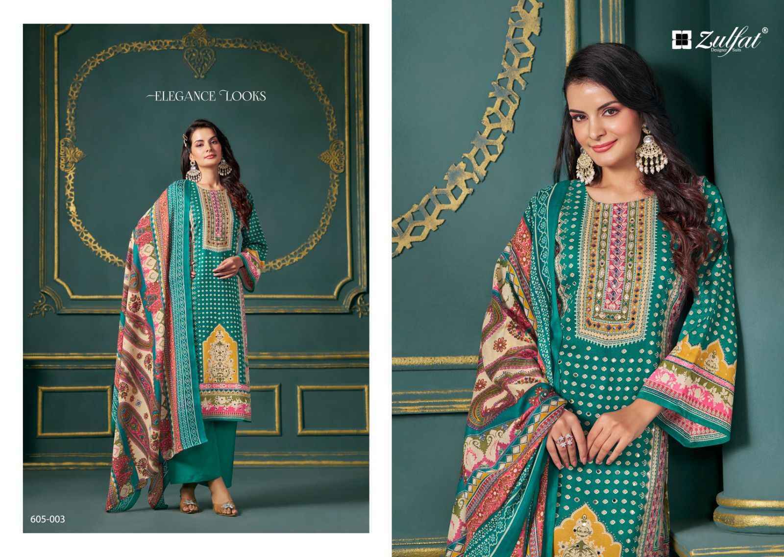 Zulfat Tisha Viscouse Reyon Dress Material Wholesale Price ( 6 Pcs Catalog )