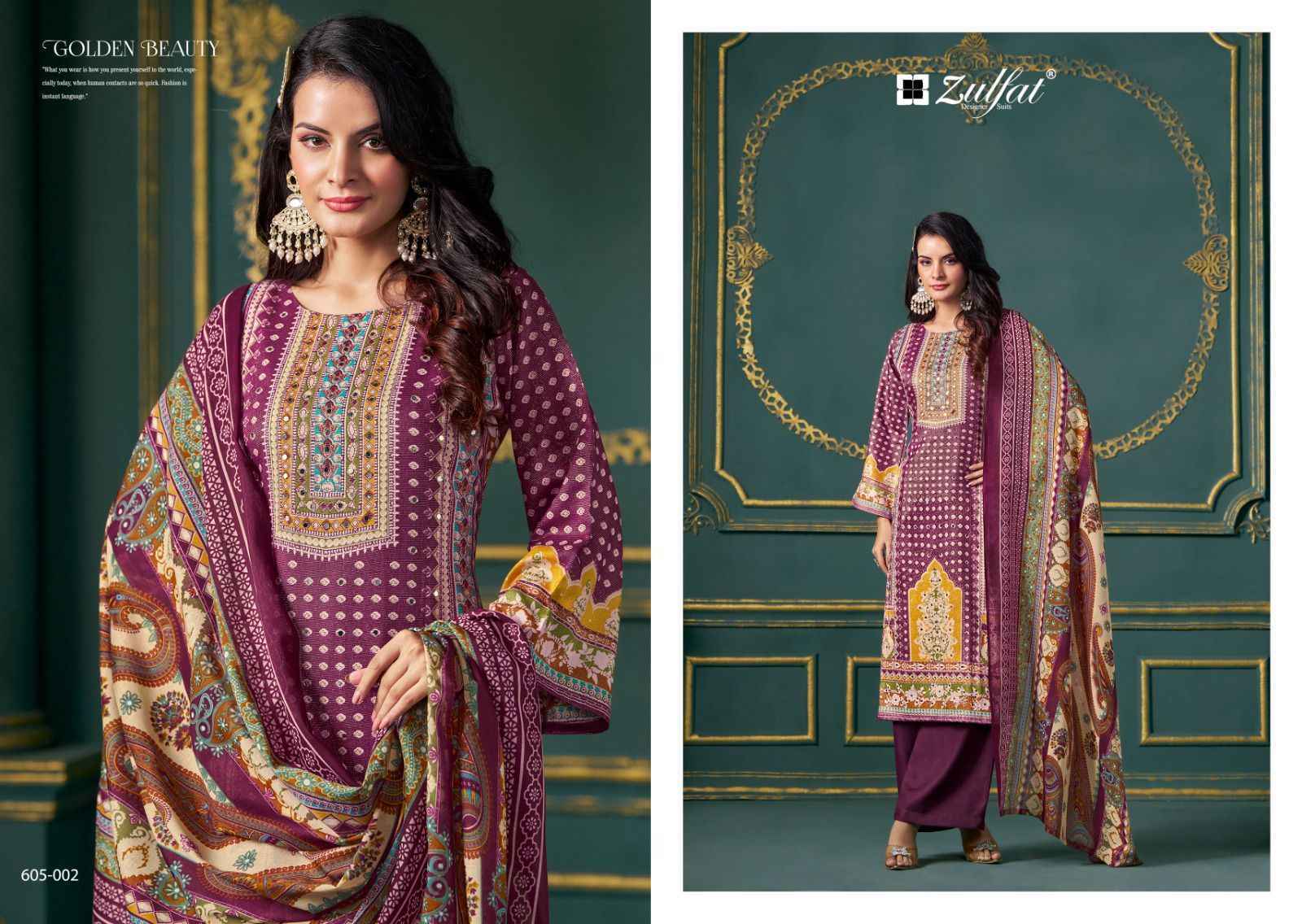 Zulfat Tisha Viscouse Reyon Dress Material Wholesale Price ( 6 Pcs Catalog )