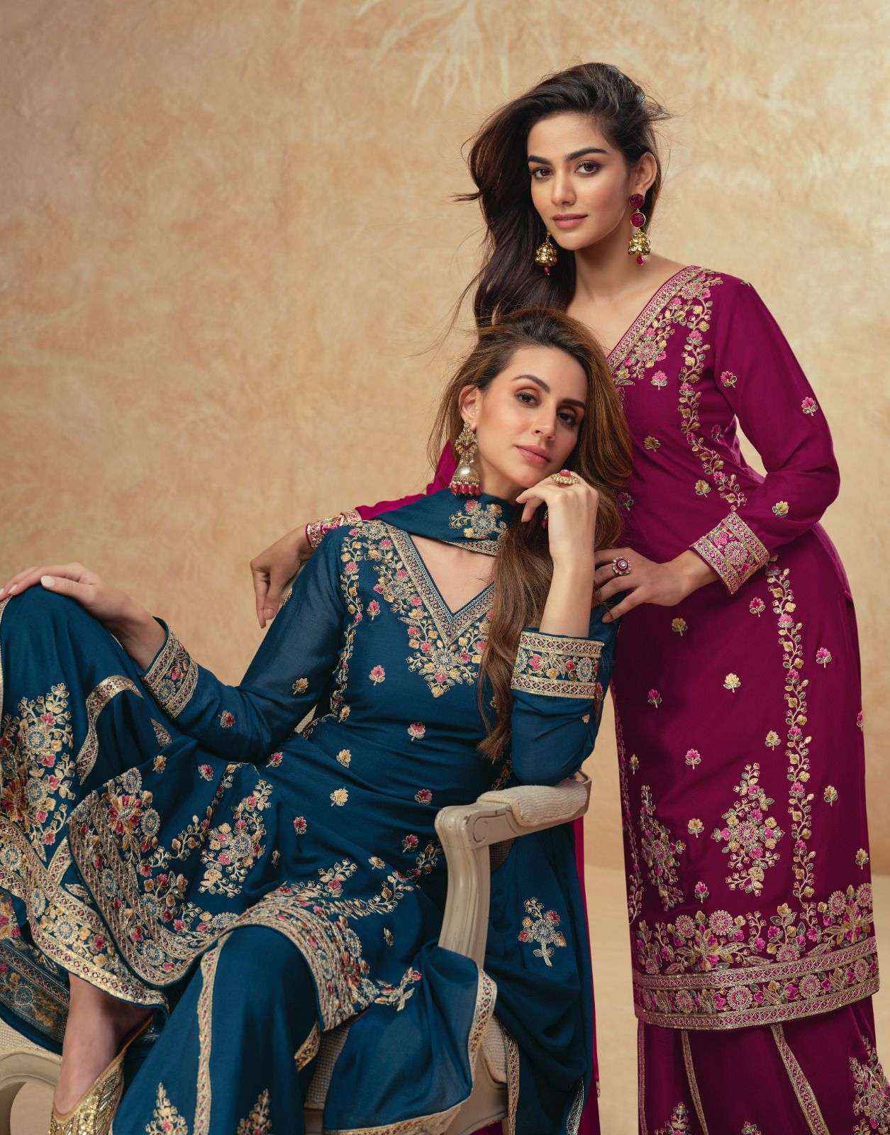 Aashirwad Guzarish 10162 To 10164 Designer Silk Sharara Suit Readymade Wholesale Price ( 3 Pcs Catalog )