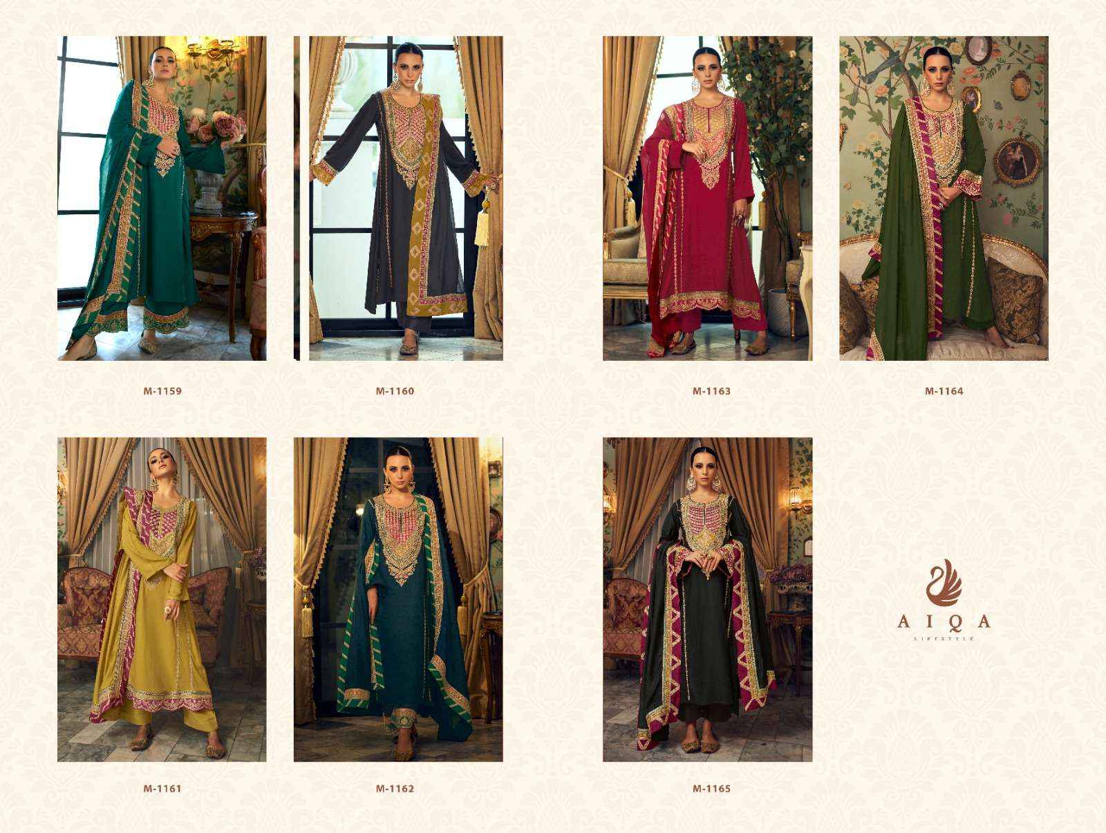 Aiqa Dastak Vol 2 Designer Pashmina Suit Dress Material Wholesale Price ( 7 Pcs Catalog )