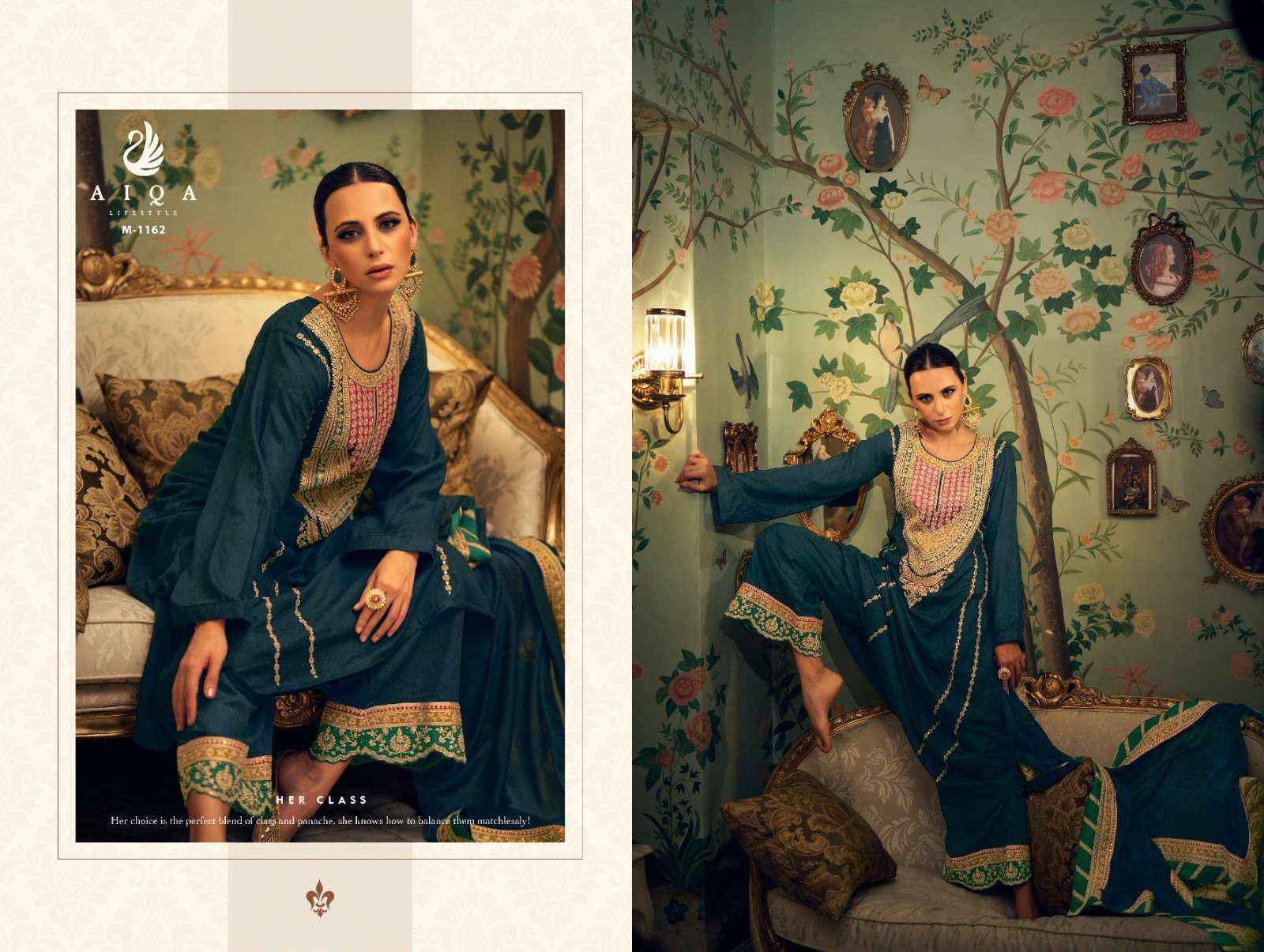 Aiqa Dastak Vol 2 Designer Pashmina Suit Dress Material Wholesale Price ( 7 Pcs Catalog )