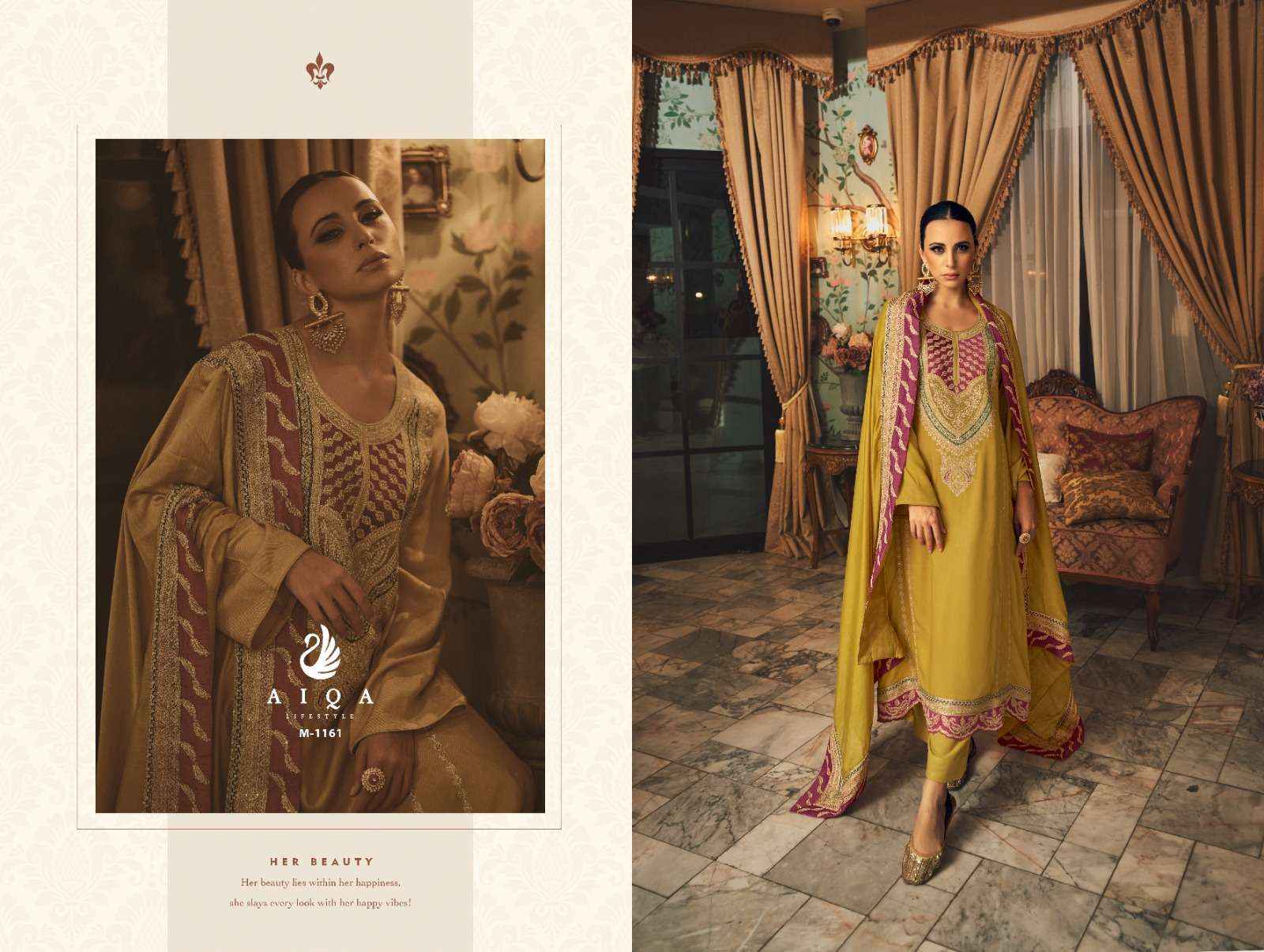 Aiqa Dastak Vol 2 Designer Pashmina Suit Dress Material Wholesale Price ( 7 Pcs Catalog )