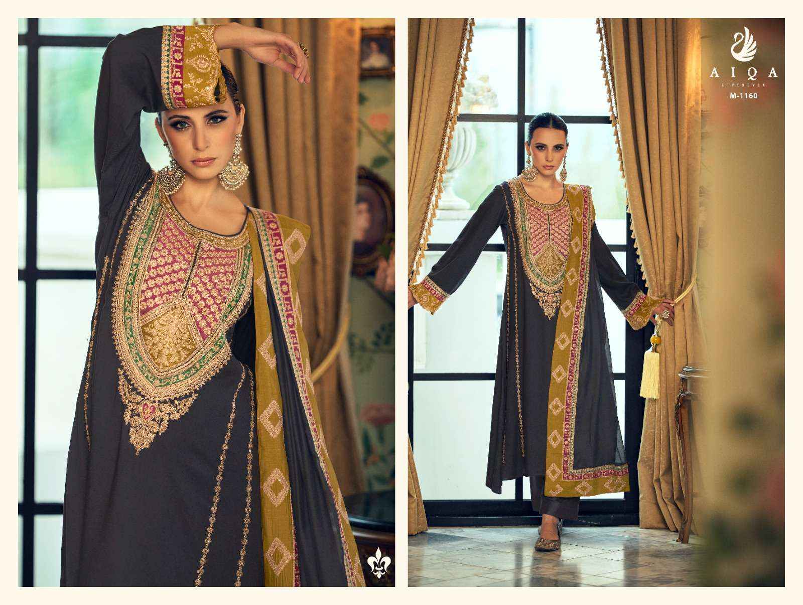 Aiqa Dastak Vol 2 Designer Pashmina Suit Dress Material Wholesale Price ( 7 Pcs Catalog )