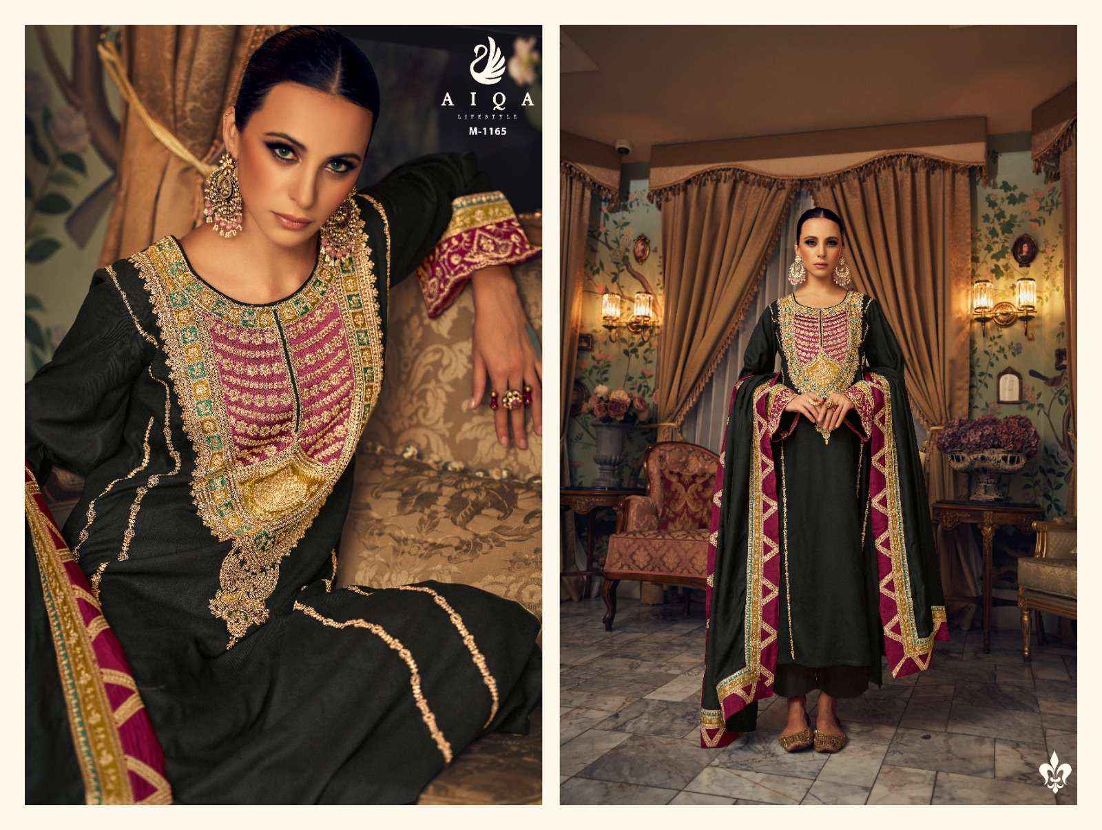 Aiqa Dastak Vol 2 Designer Pashmina Suit Dress Material Wholesale Price ( 7 Pcs Catalog )