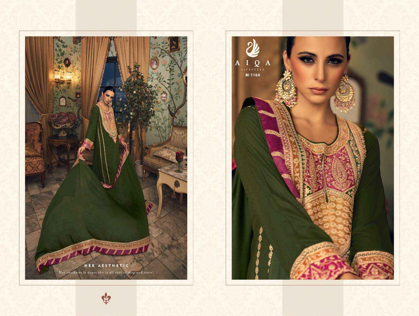 Aiqa Dastak Vol 2 Designer Pashmina Suit Dress Material Wholesale Price ( 7 Pcs Catalog )