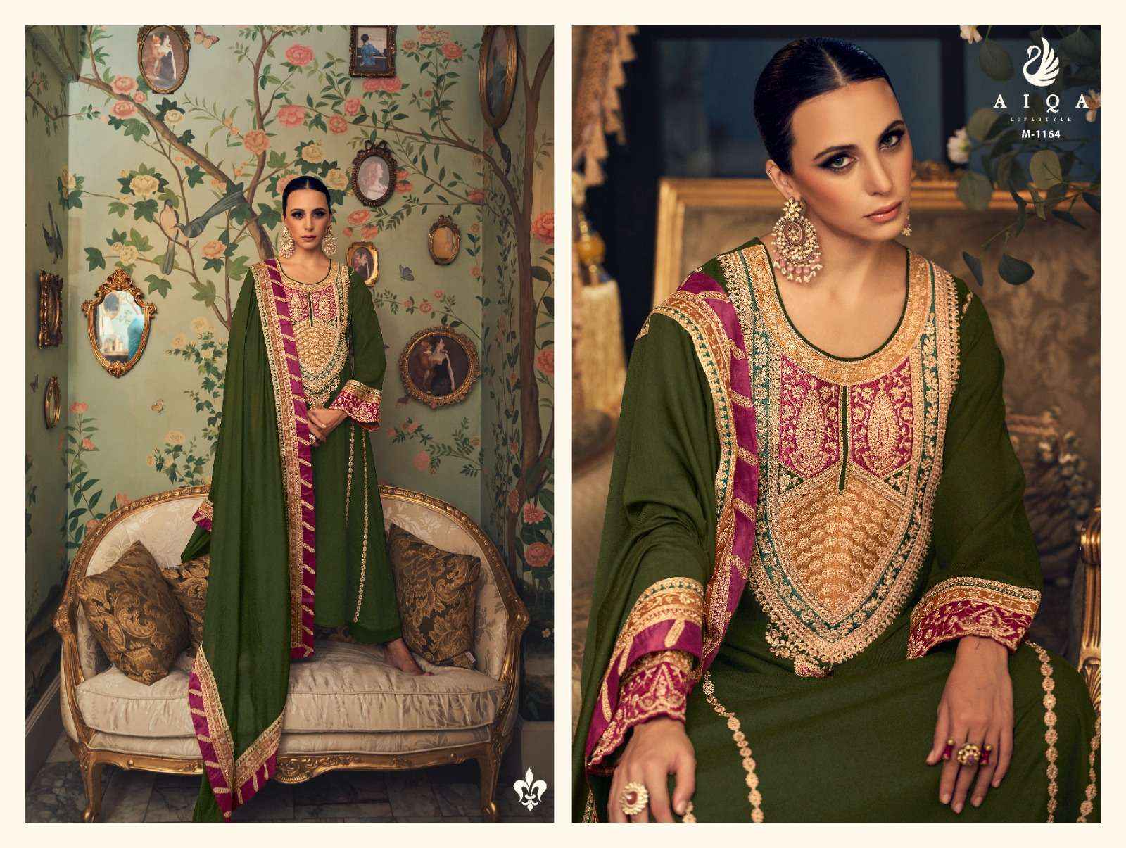 Aiqa Dastak Vol 2 Designer Pashmina Suit Dress Material Wholesale Price ( 7 Pcs Catalog )