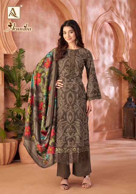 Alok Arunika Cambric Cotton Dress Material Wholesale Price ( 6 Pcs Catalog )