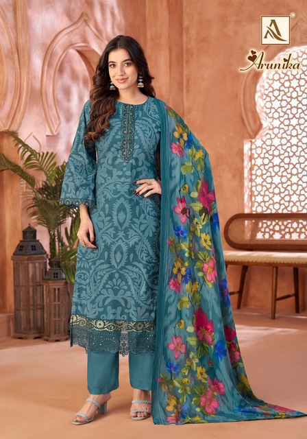 Alok Arunika Cambric Cotton Dress Material Wholesale Price ( 6 Pcs Catalog )