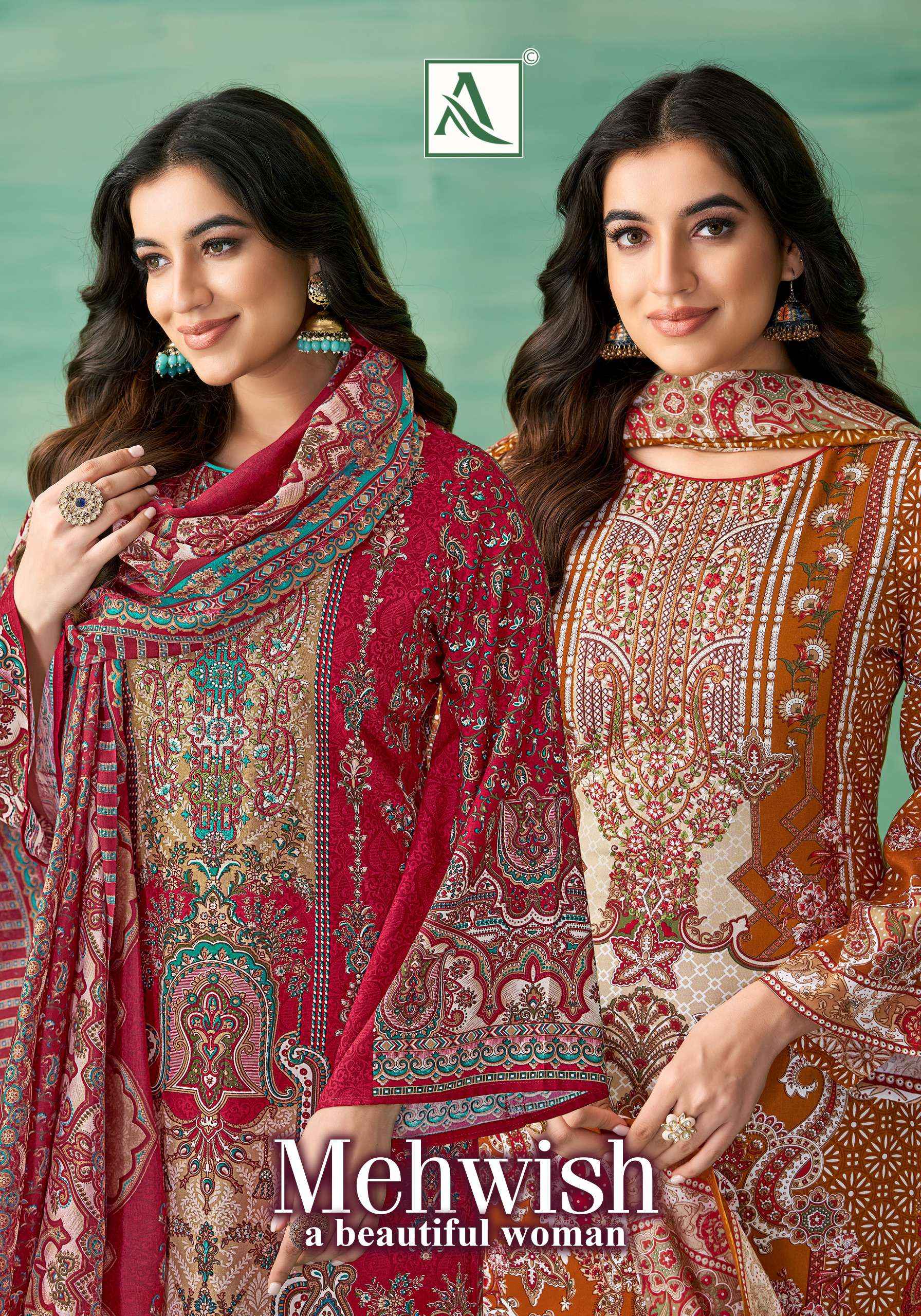 ALOK MEHWISH WHOLESALE CATALOG SALWAR KAMEEZ ( 8 PCS CATALOG )