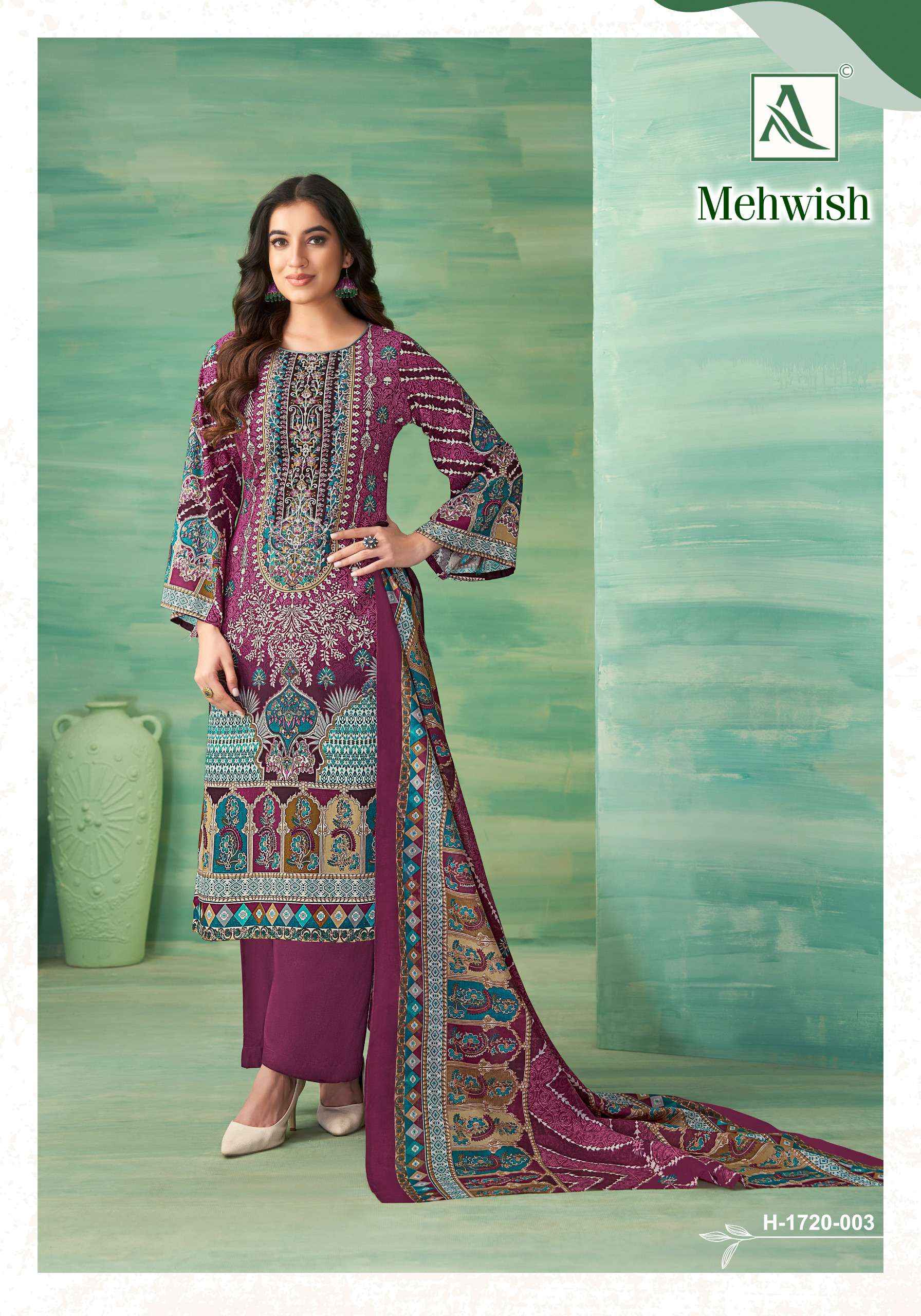 ALOK MEHWISH WHOLESALE CATALOG SALWAR KAMEEZ ( 8 PCS CATALOG )