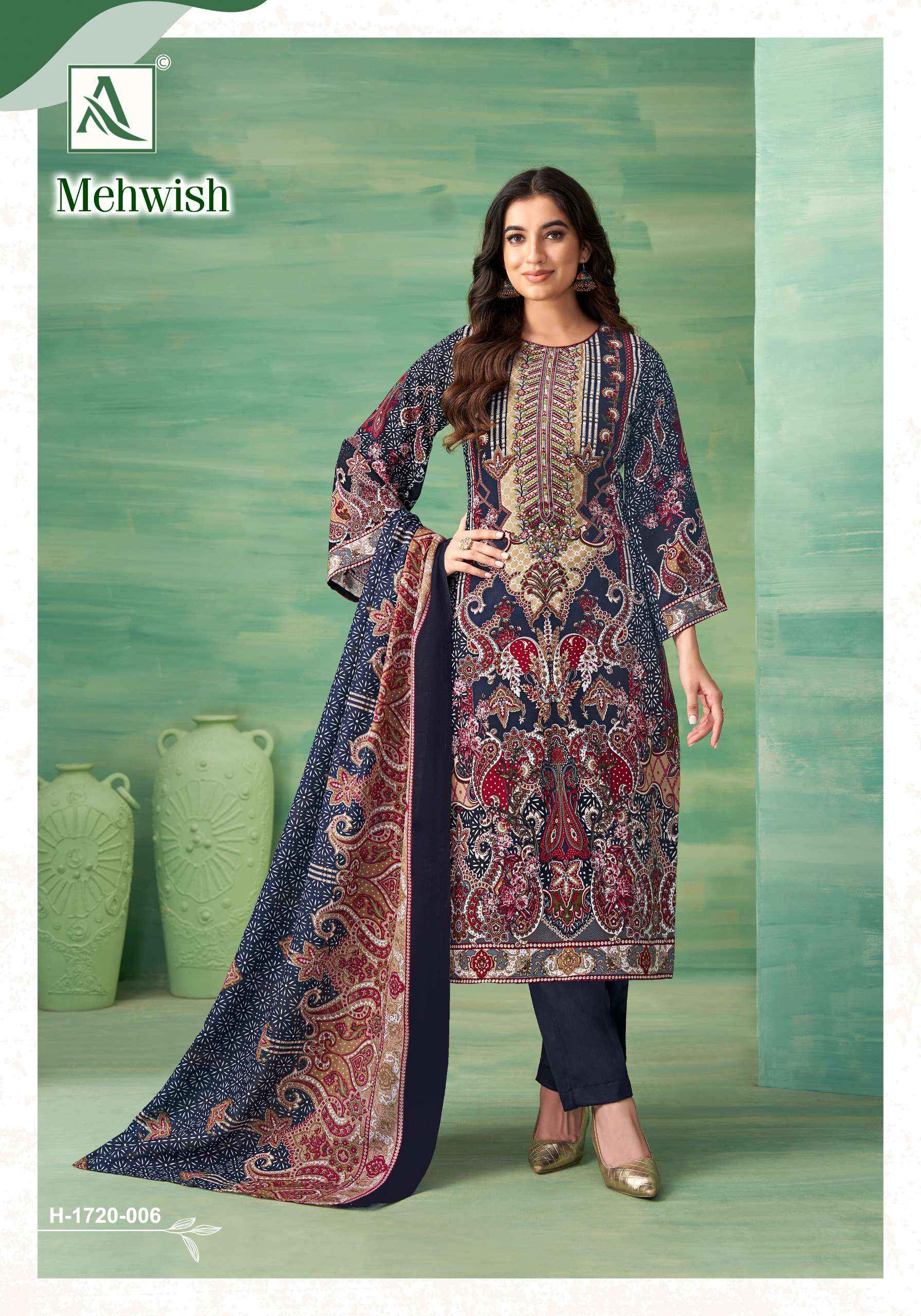 ALOK MEHWISH WHOLESALE CATALOG SALWAR KAMEEZ ( 8 PCS CATALOG )