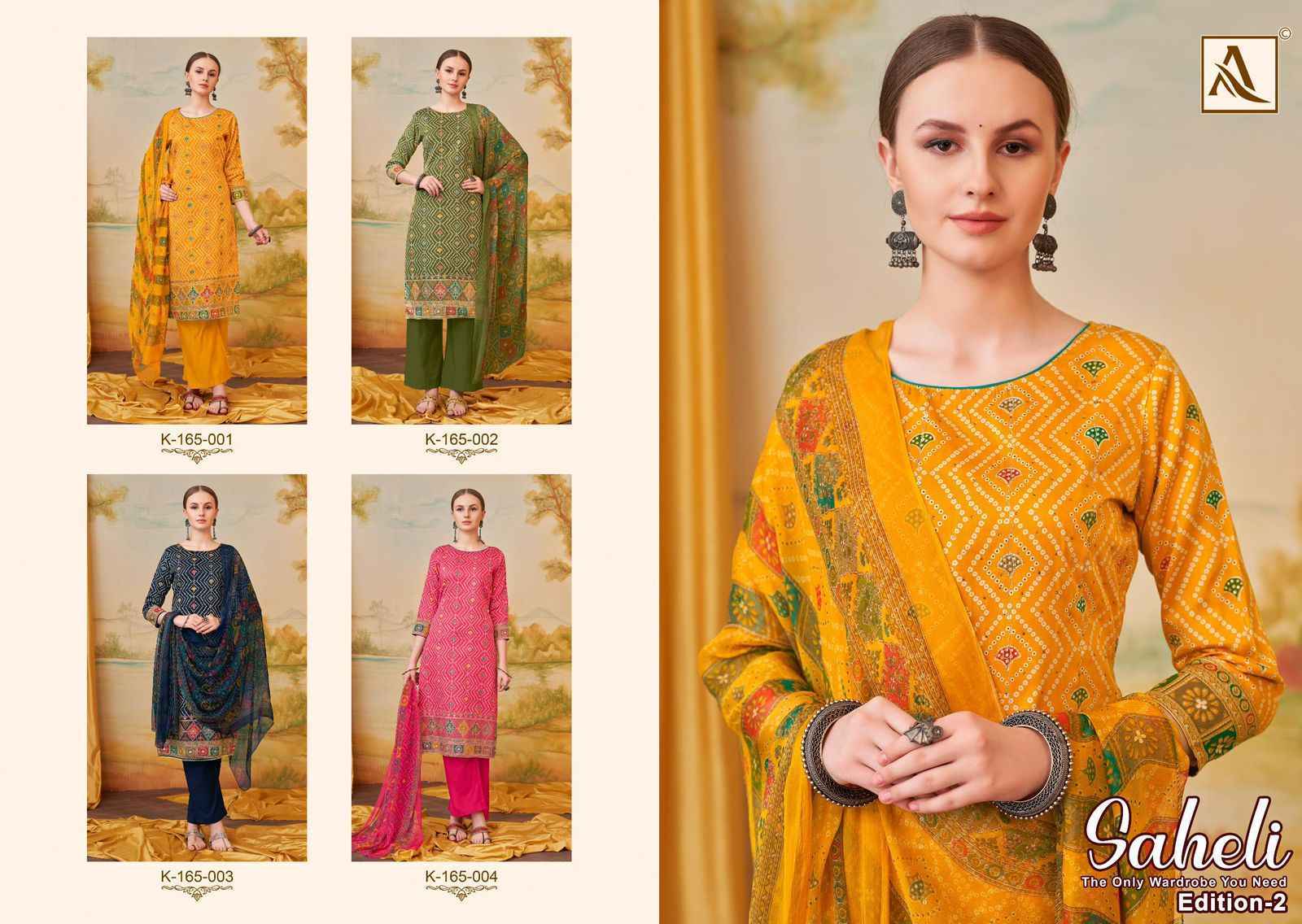 Alok Saheli Edition 2 Cotton Dress Material Wholesale Price ( 4 Pcs Catalog )