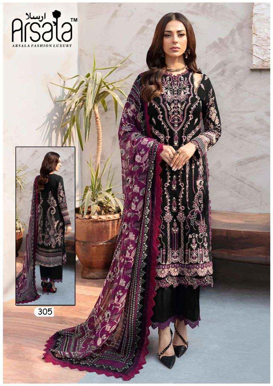 ARSALA FASHION AMIRA HEAVY COTTON LUXURY COLLECTION VOL 3 LAWN COTTON SUIT ( 6 pcs catalog )