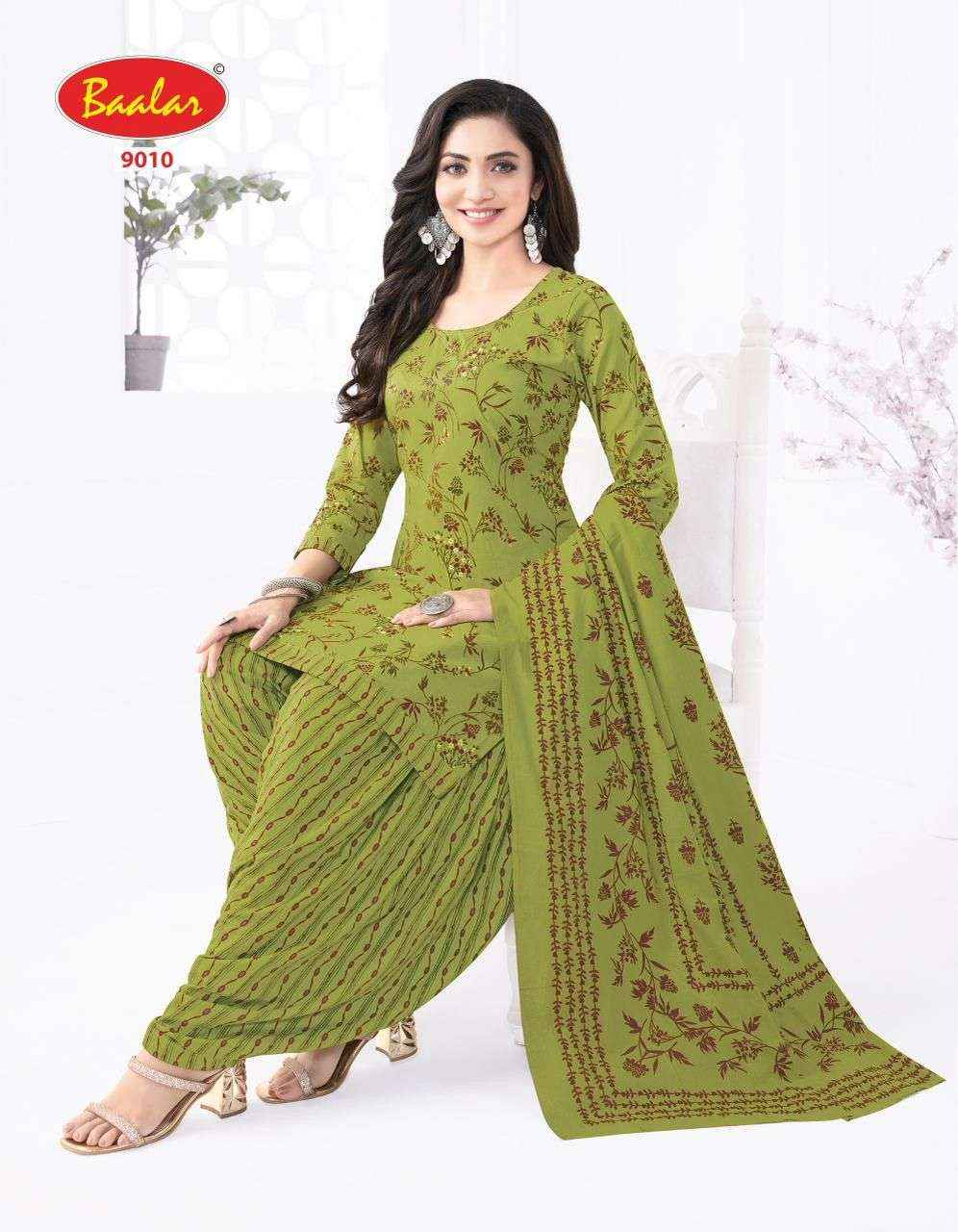 BAALAR CRISTAL PATIYALA VOL 9 COTTON PRINTED SALWAR SUIT