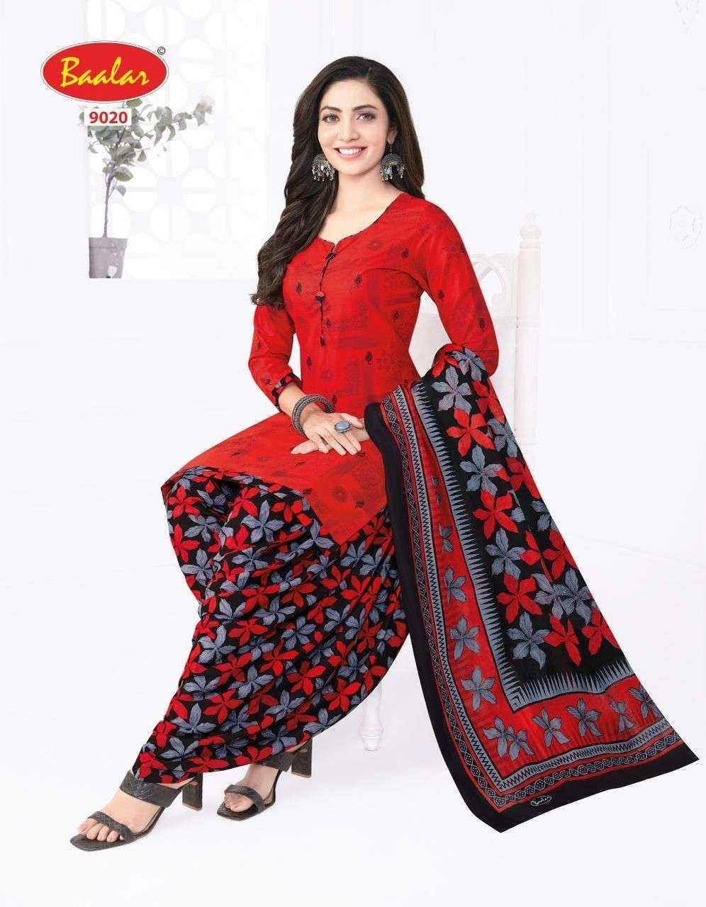 BAALAR CRISTAL PATIYALA VOL 9 COTTON PRINTED SALWAR SUIT