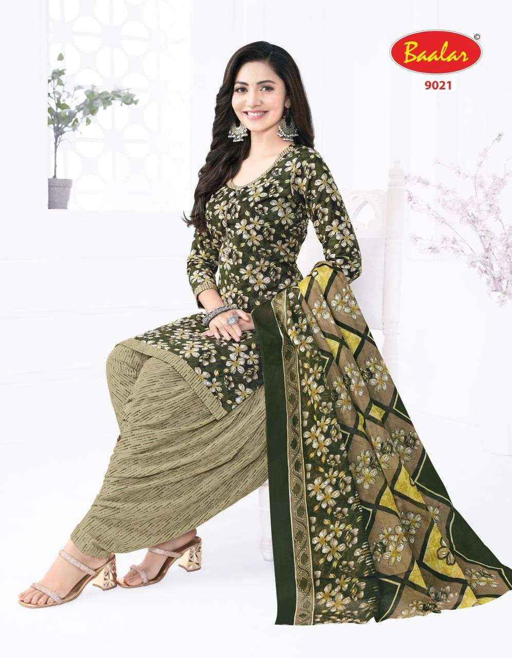 BAALAR CRISTAL PATIYALA VOL 9 COTTON PRINTED SALWAR SUIT